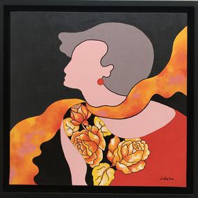 Gemälde, Féminité n°3, Jocelyne Deschamps-Kus
