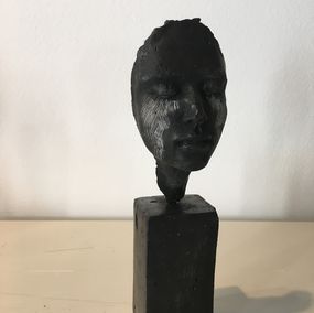 Escultura, Visage noir larmes, Beatrice Bizot