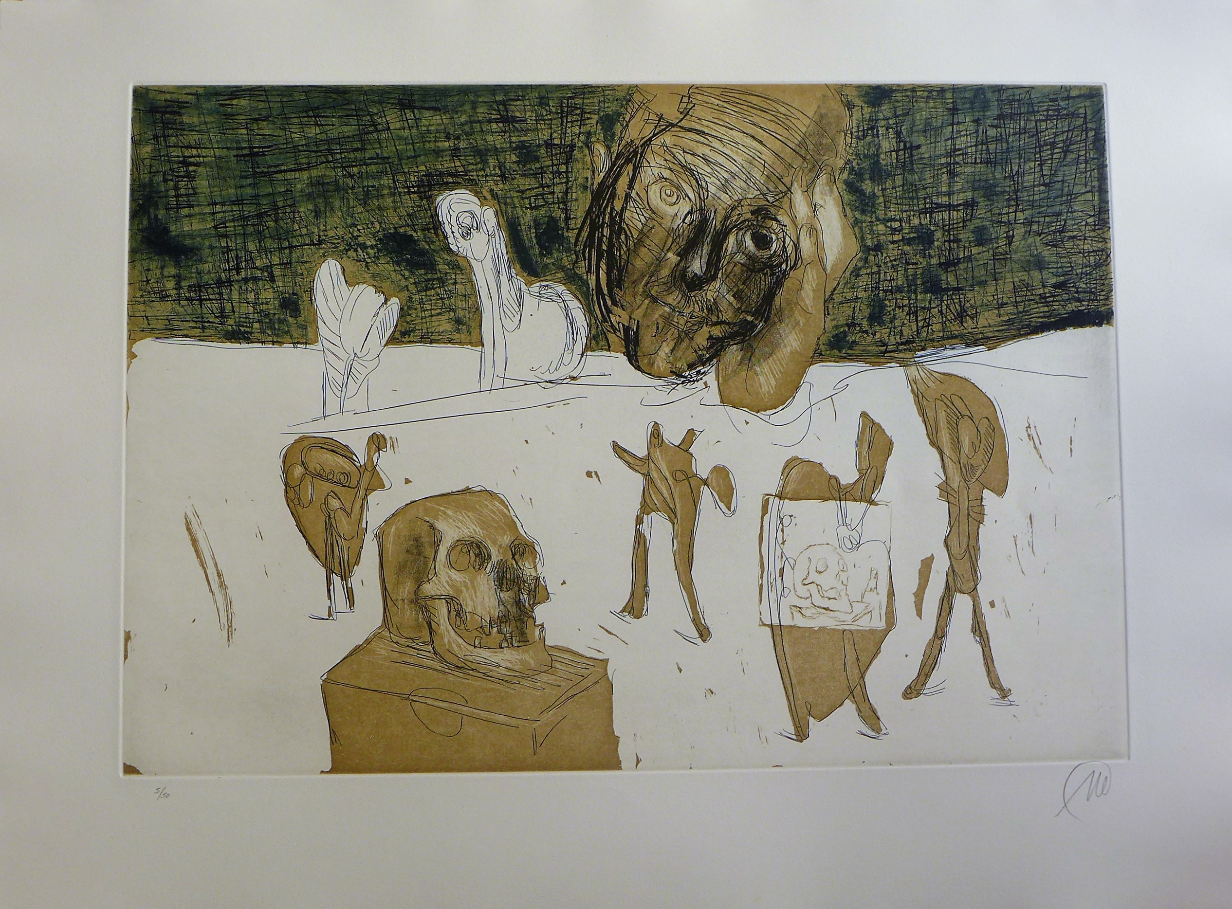 Markus Lüpertz, Vanitas 4 Markus Lüpertz, Vanitas 4