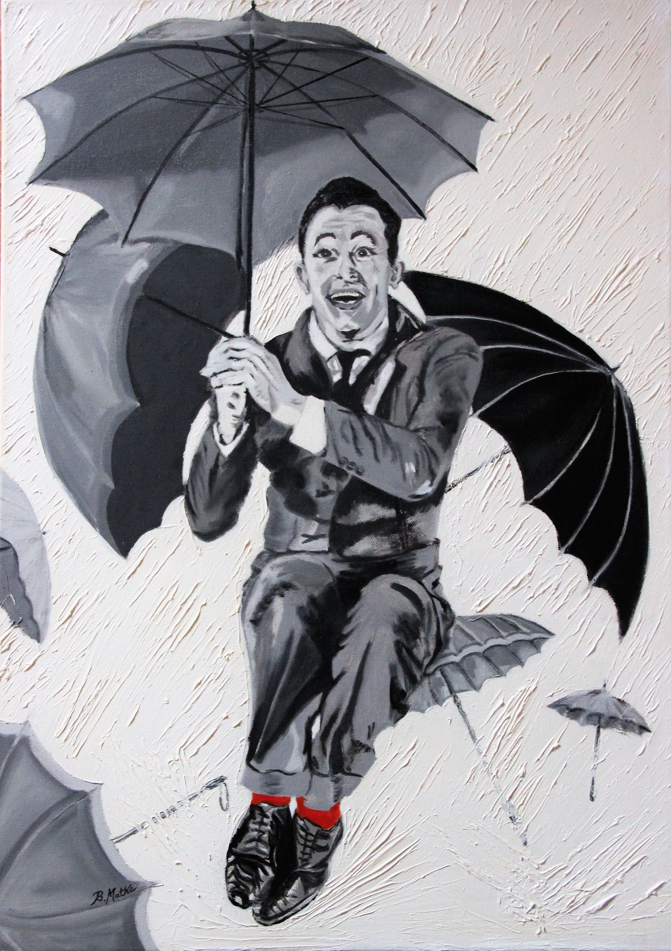 Brigitte Mathé, Gene Kelly Dancing In The Rain Brigitte Mathé, Gene Kelly Dancing In The Rain