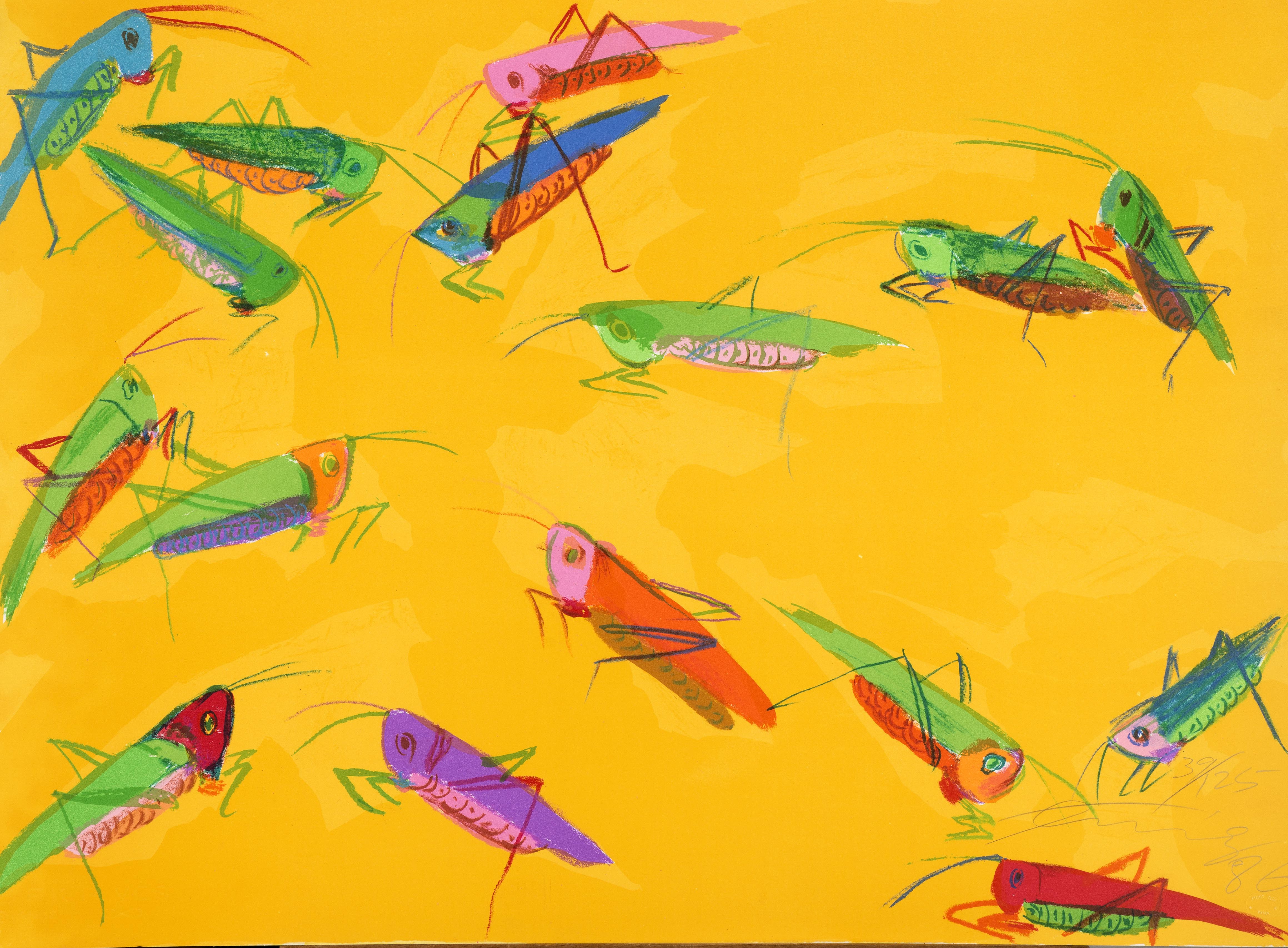 Walasse Ting, Grasshoppers Walasse Ting, Grasshoppers