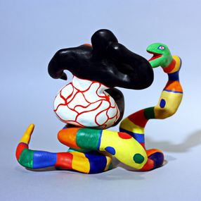 Niki de Saint Phalle, Nana assise sur un serpent Niki de Saint Phalle, Nana assise sur un serpent