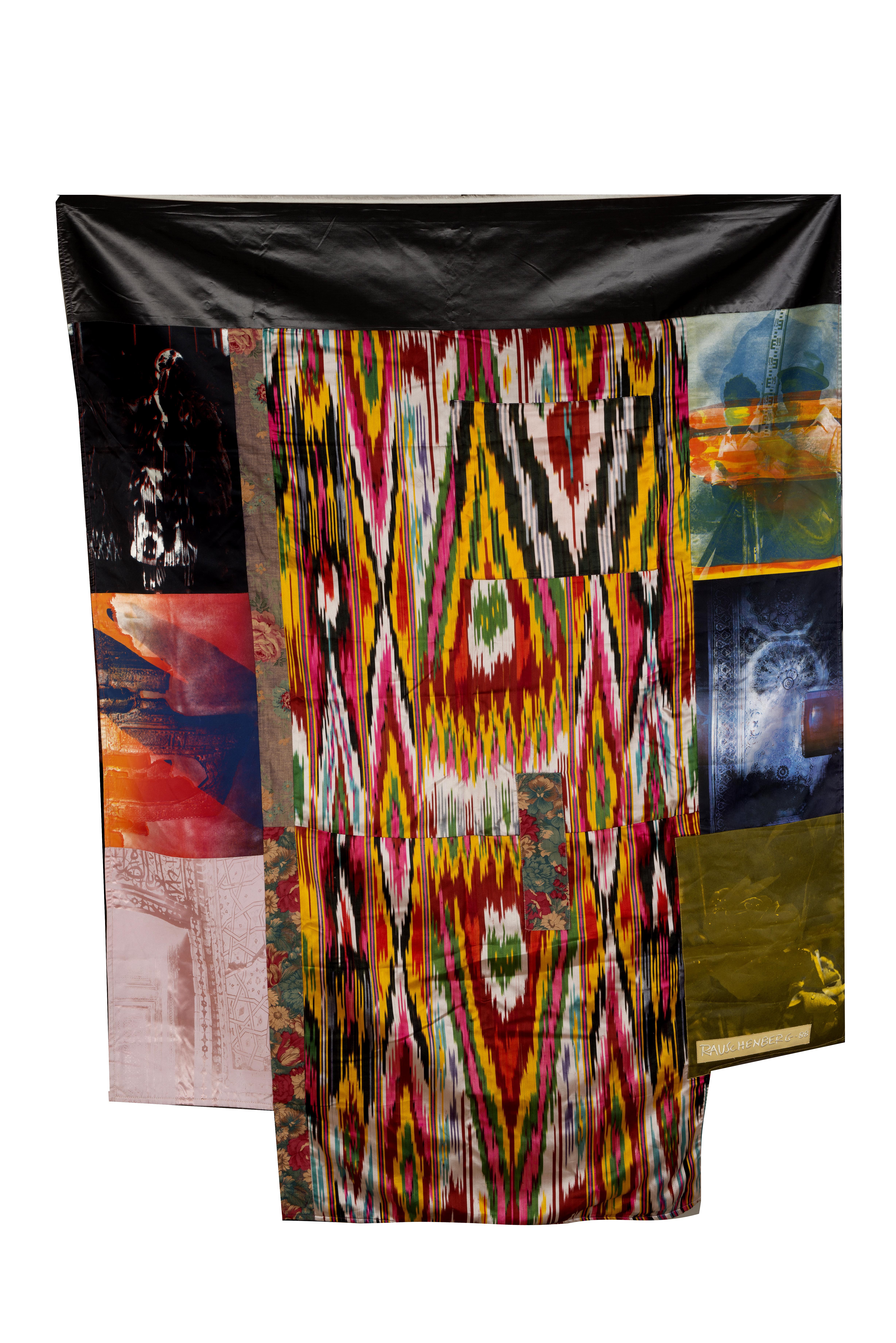 Robert Rauschenberg, Samarkand Stitches III Robert Rauschenberg, Samarkand Stitches III