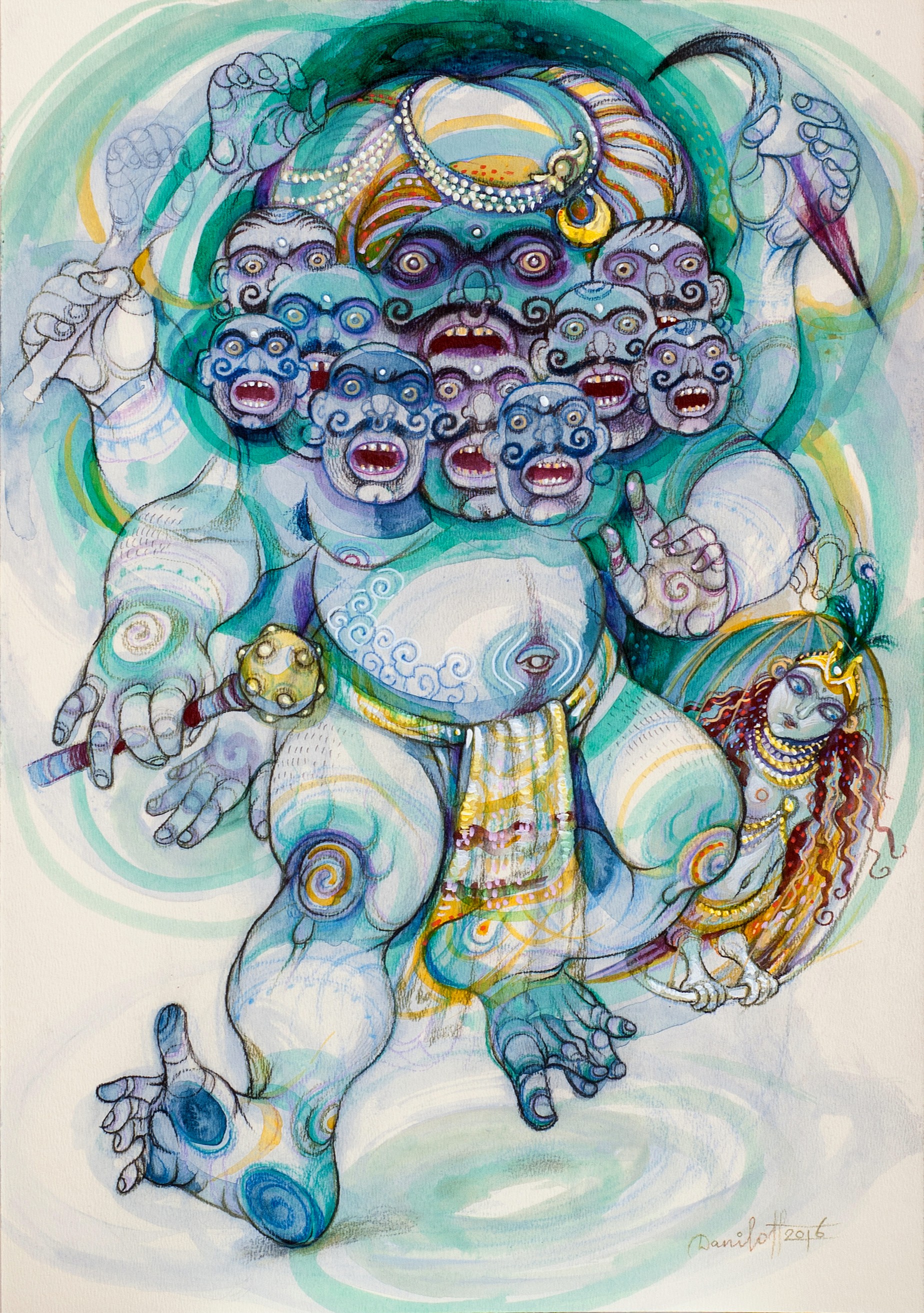 Alexander Daniloff, Ravana rapisce Sita Alexander Daniloff, Ravana rapisce Sita