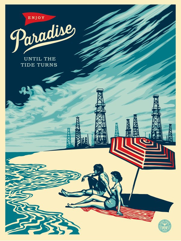 Shepard Fairey (Obey), Paradise Turns Shepard Fairey (Obey), Paradise Turns