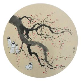 Gemälde, Xiao hua I, San Zi