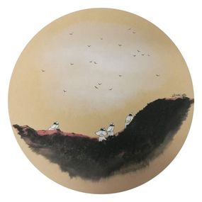Gemälde, Xiao hua 7, San Zi