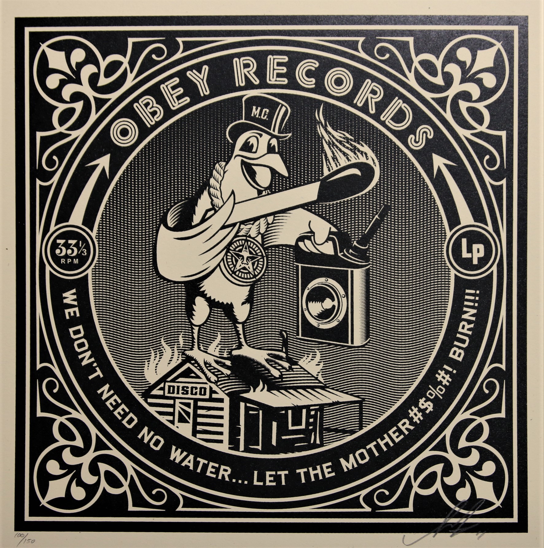 Shepard Fairey (Obey), Let It Burn (Dance Floor Riot) Shepard Fairey (Obey), Let It Burn (Dance Floor Riot)