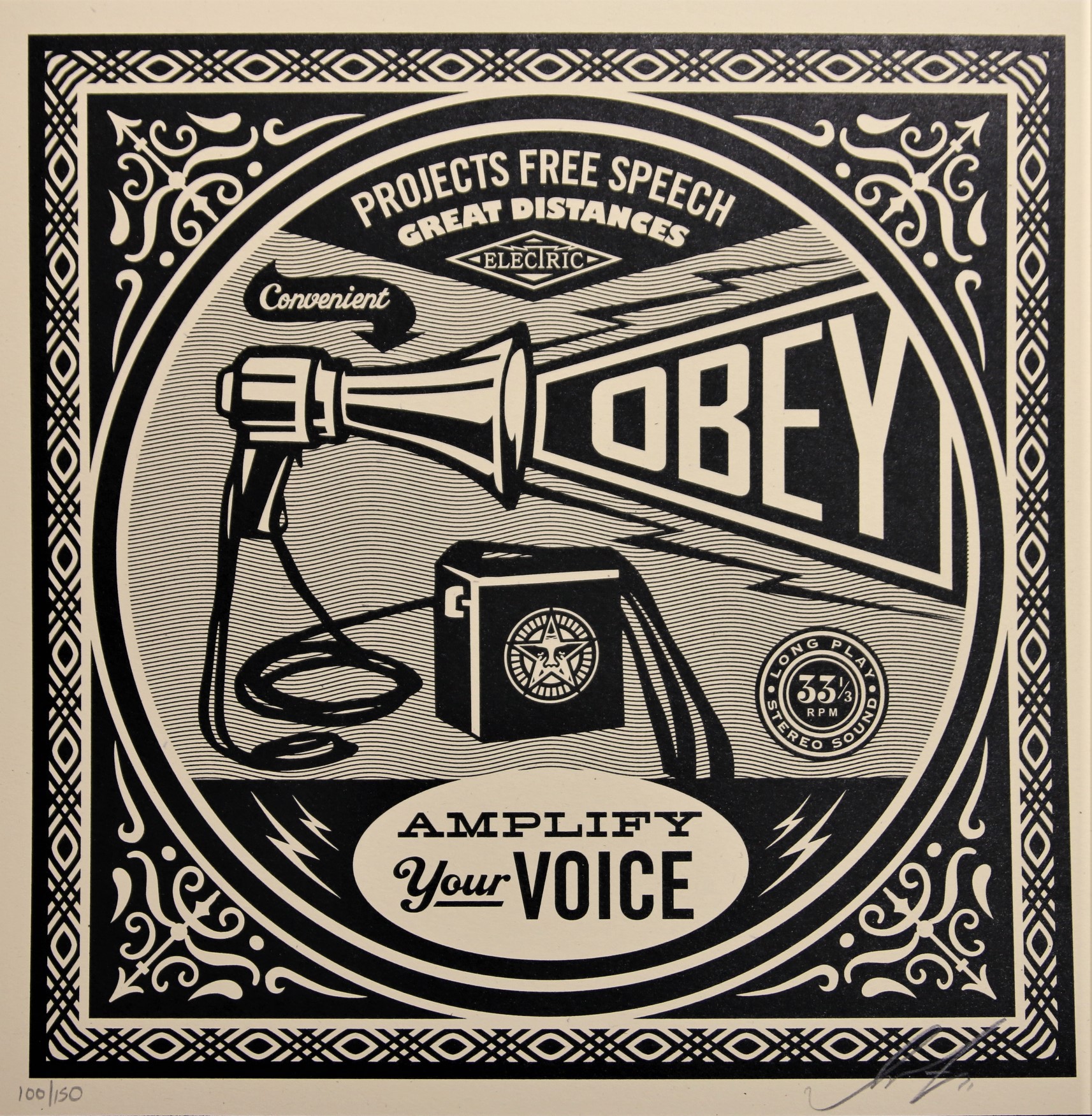 Shepard Fairey (Obey), Megaphone (Dance Floor Riot) Shepard Fairey (Obey), Megaphone (Dance Floor Riot)
