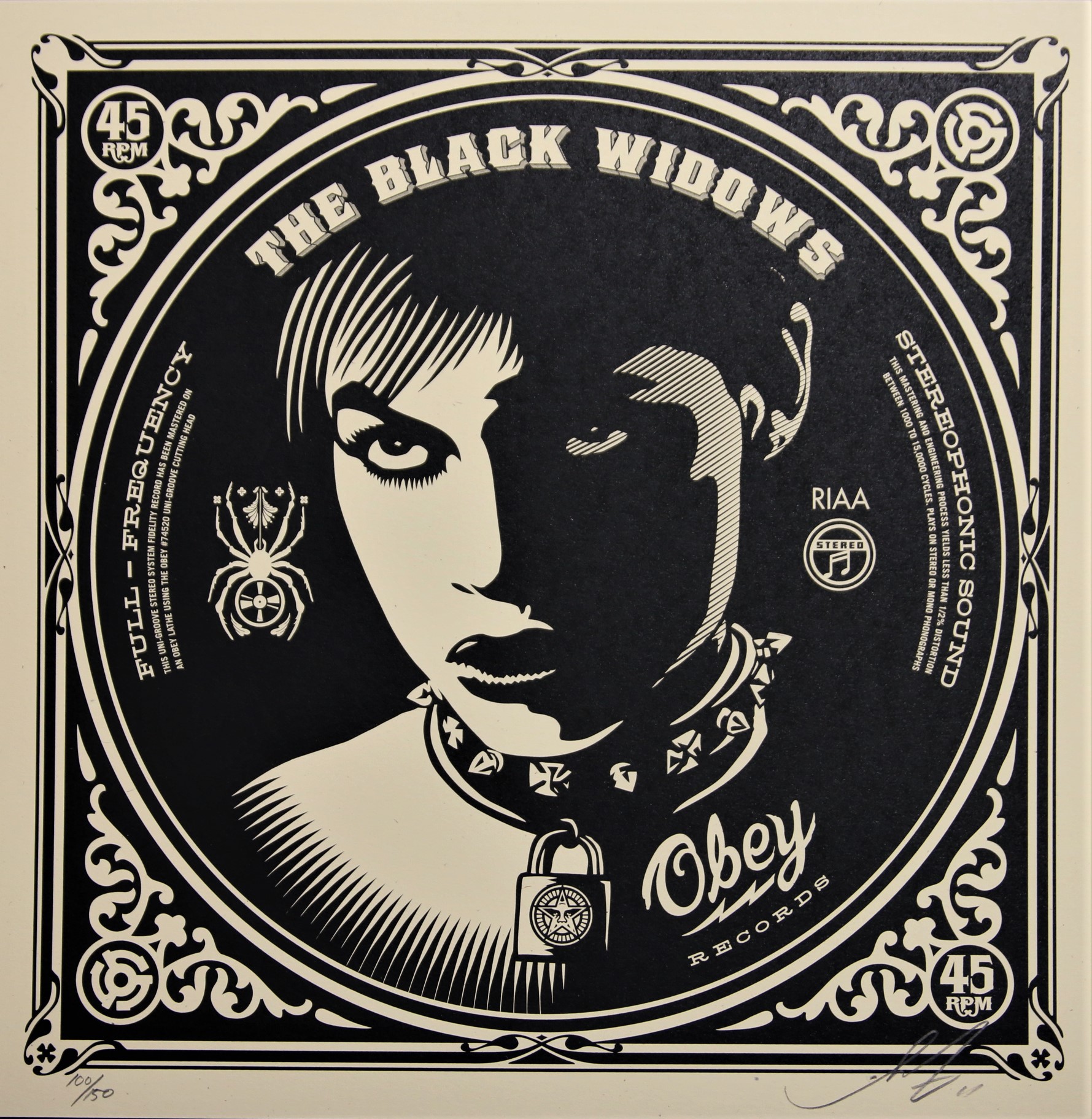 Shepard Fairey (Obey), Obey Black Widows (Dance Floor Riot) Shepard Fairey (Obey), Obey Black Widows (Dance Floor Riot)