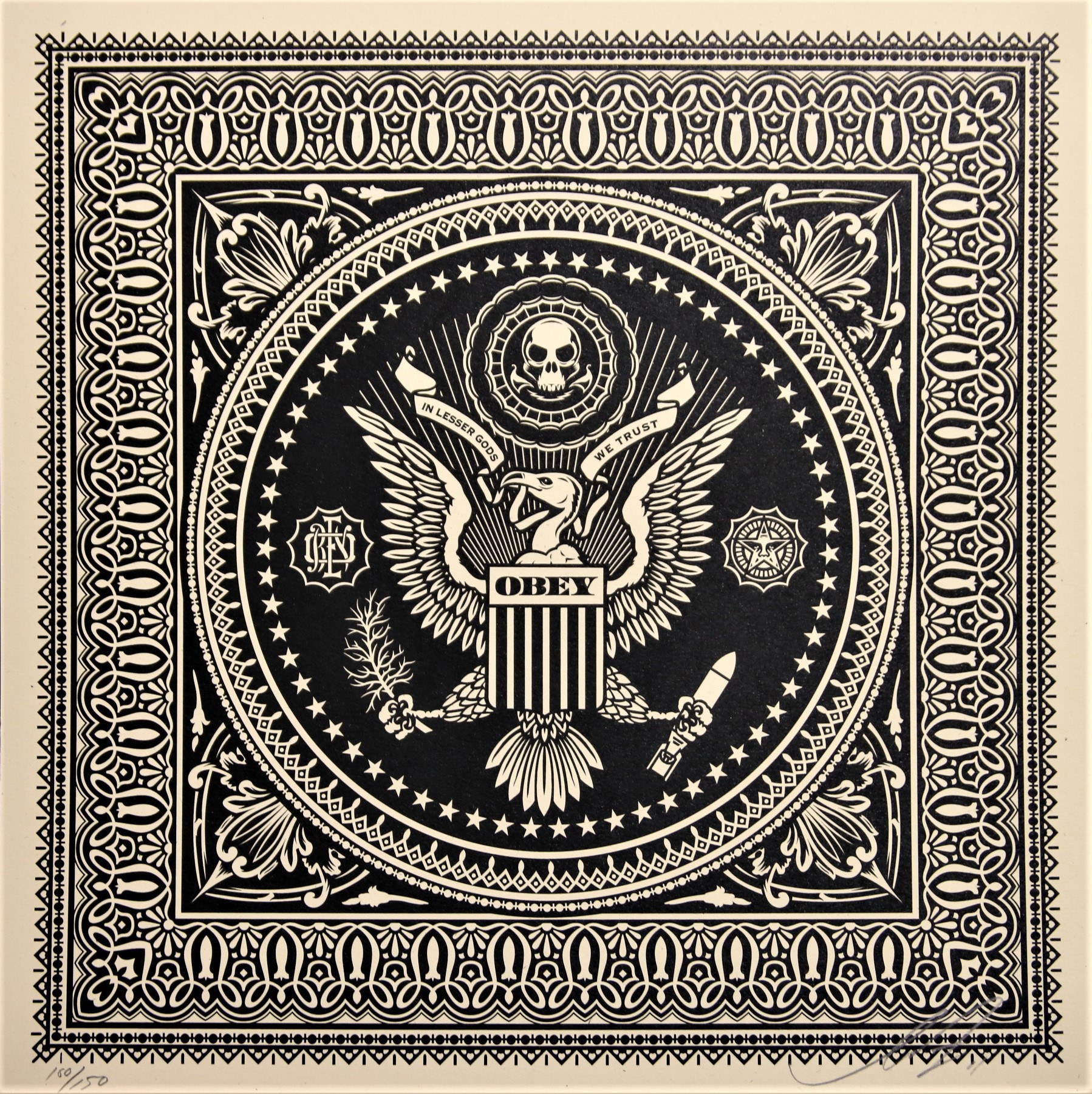 Shepard Fairey (Obey), Presidential Seal (Dance Floor Riot) Shepard Fairey (Obey), Presidential Seal (Dance Floor Riot)