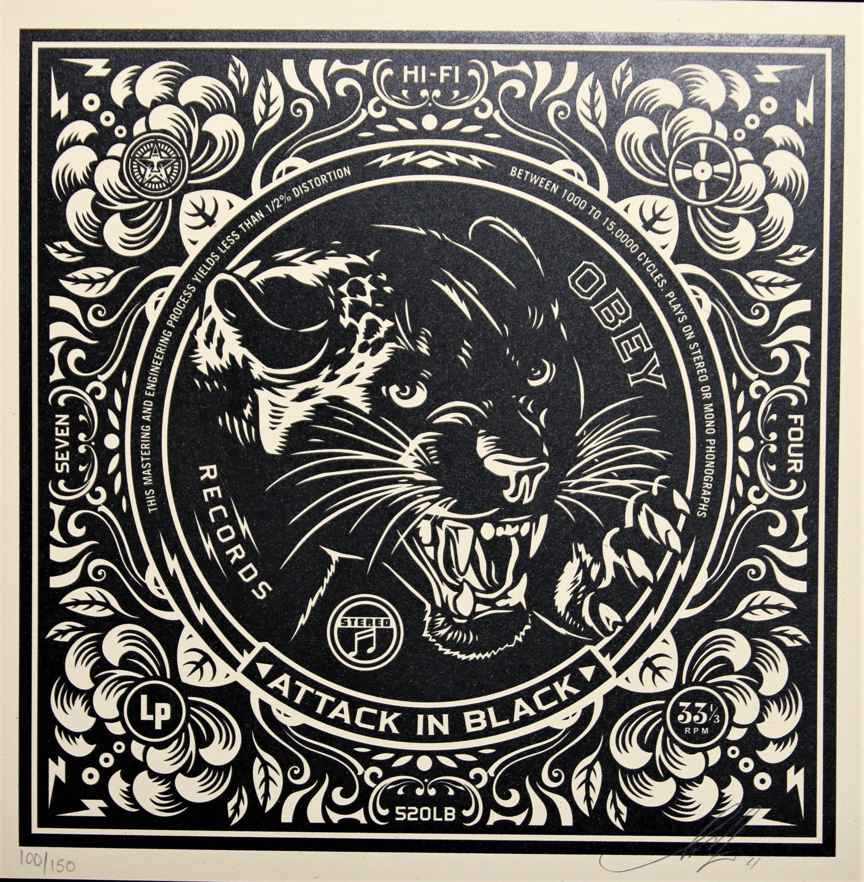 Shepard Fairey (Obey), Attack In Black (Party At The Moontower) Shepard Fairey (Obey), Attack In Black (Party At The Moontower)