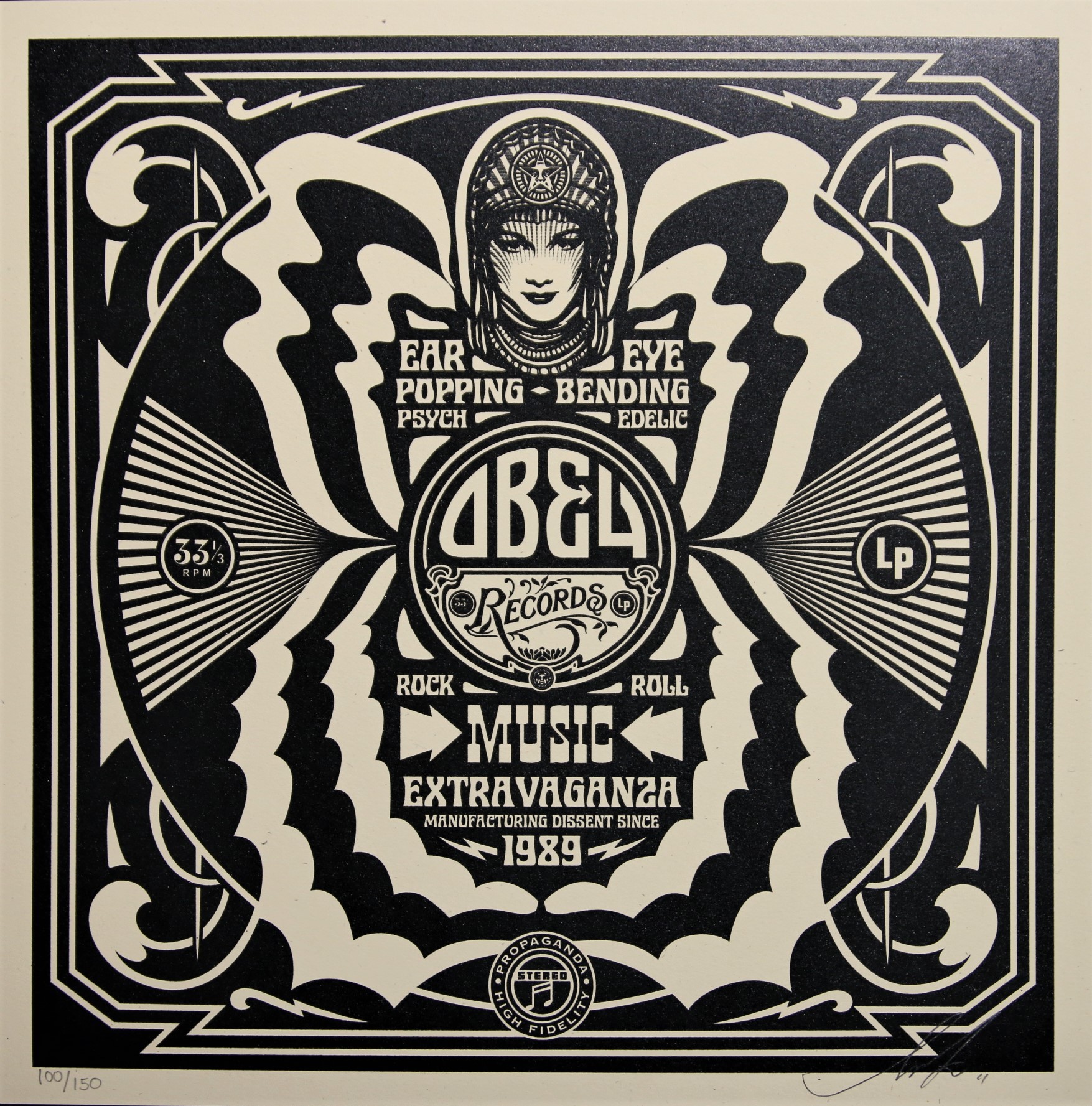 Shepard Fairey (Obey), Ear Popping (Party At The Moontower) Shepard Fairey (Obey), Ear Popping (Party At The Moontower)