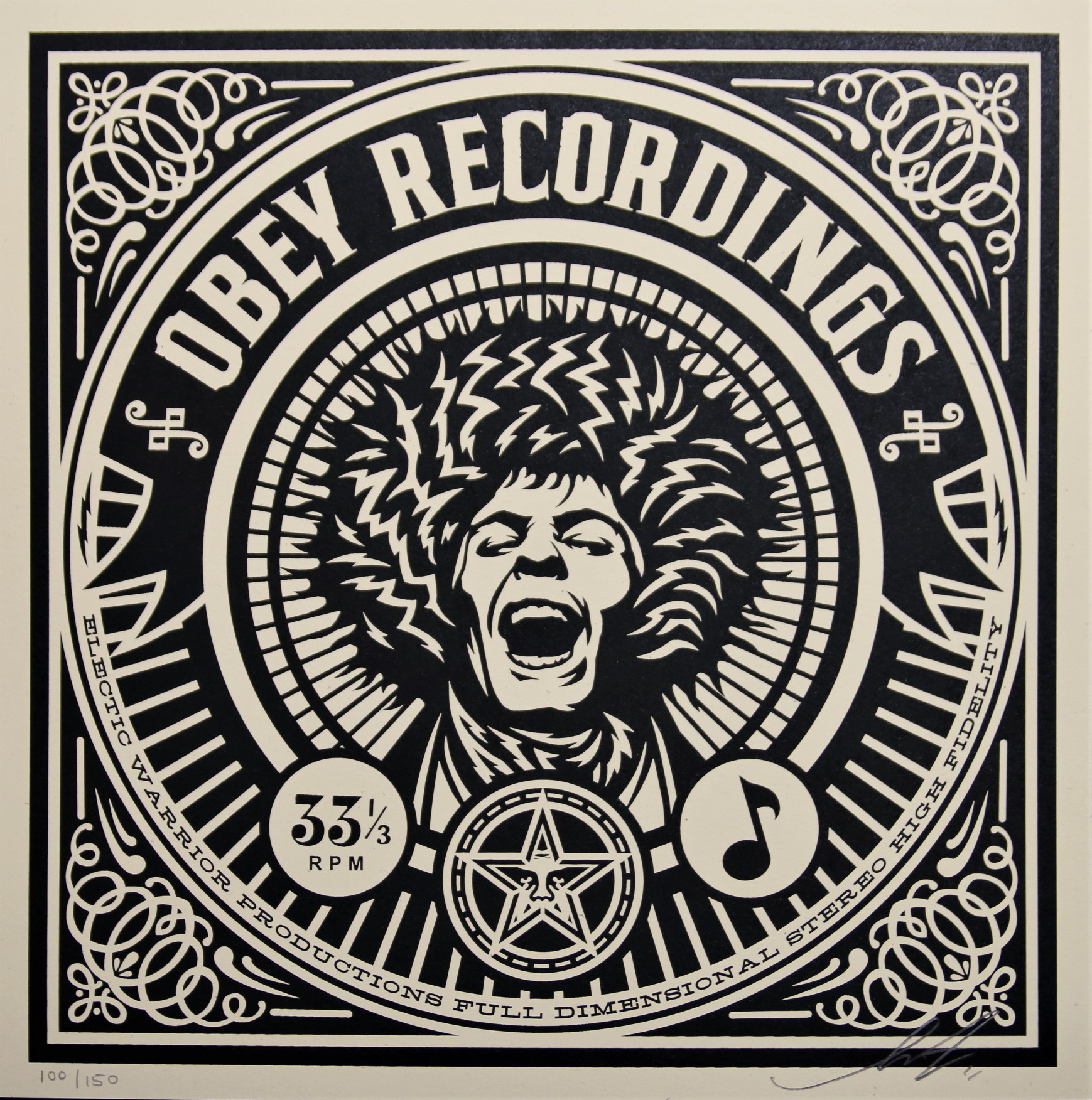 Shepard Fairey (Obey), Electric Warrior (Party At The Moontower) Shepard Fairey (Obey), Electric Warrior (Party At The Moontower)