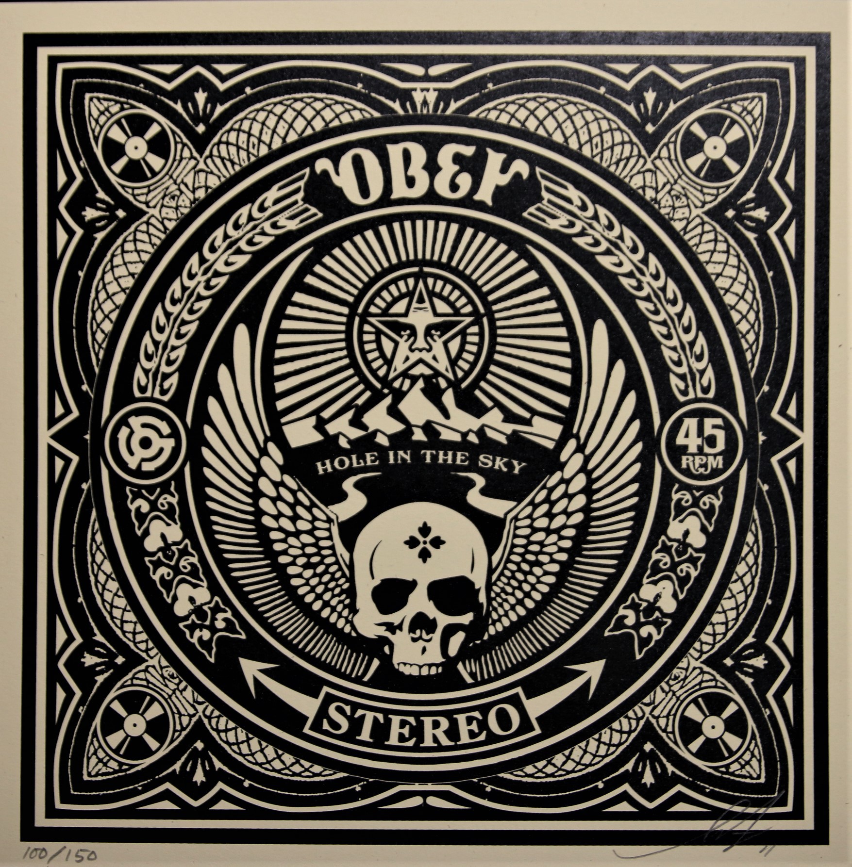 Shepard Fairey (Obey), Hole In The Sky (Party At The Moontower) Shepard Fairey (Obey), Hole In The Sky (Party At The Moontower)