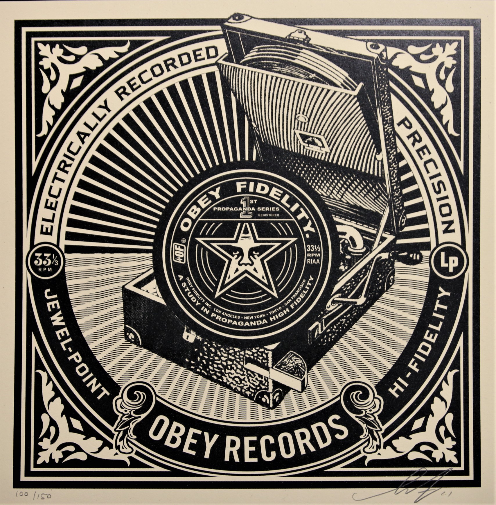 Shepard Fairey (Obey), Jewel Point (Party At The Moontower) Shepard Fairey (Obey), Jewel Point (Party At The Moontower)