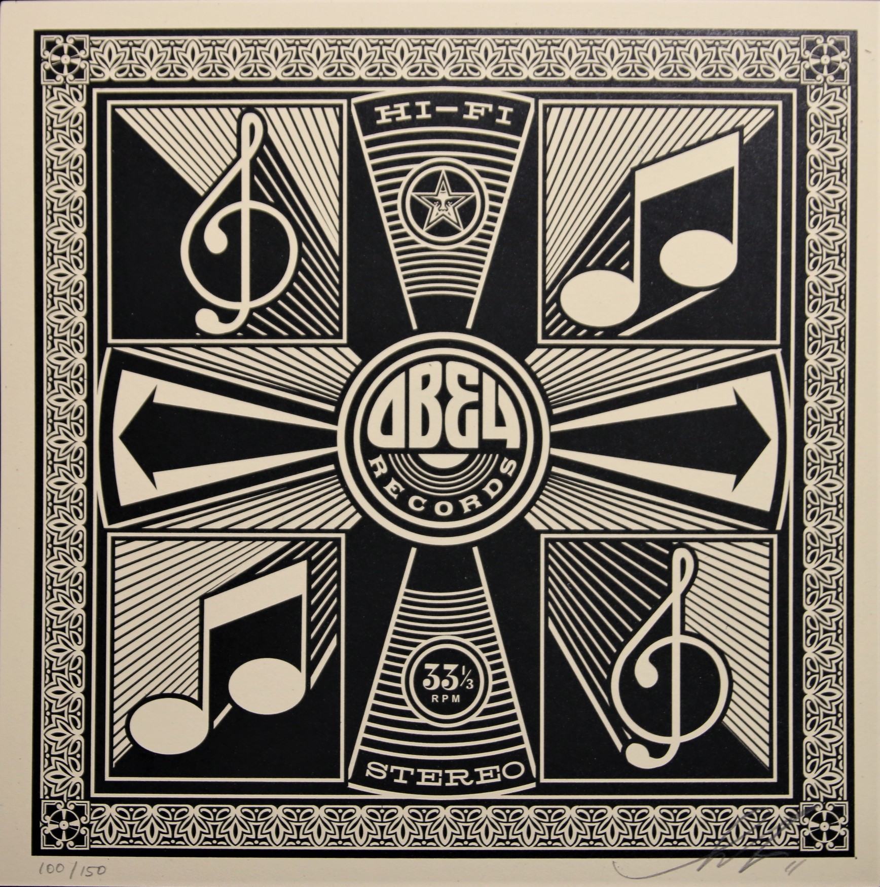 Shepard Fairey (Obey), Music Notes (Party At The Moontower) Shepard Fairey (Obey), Music Notes (Party At The Moontower)