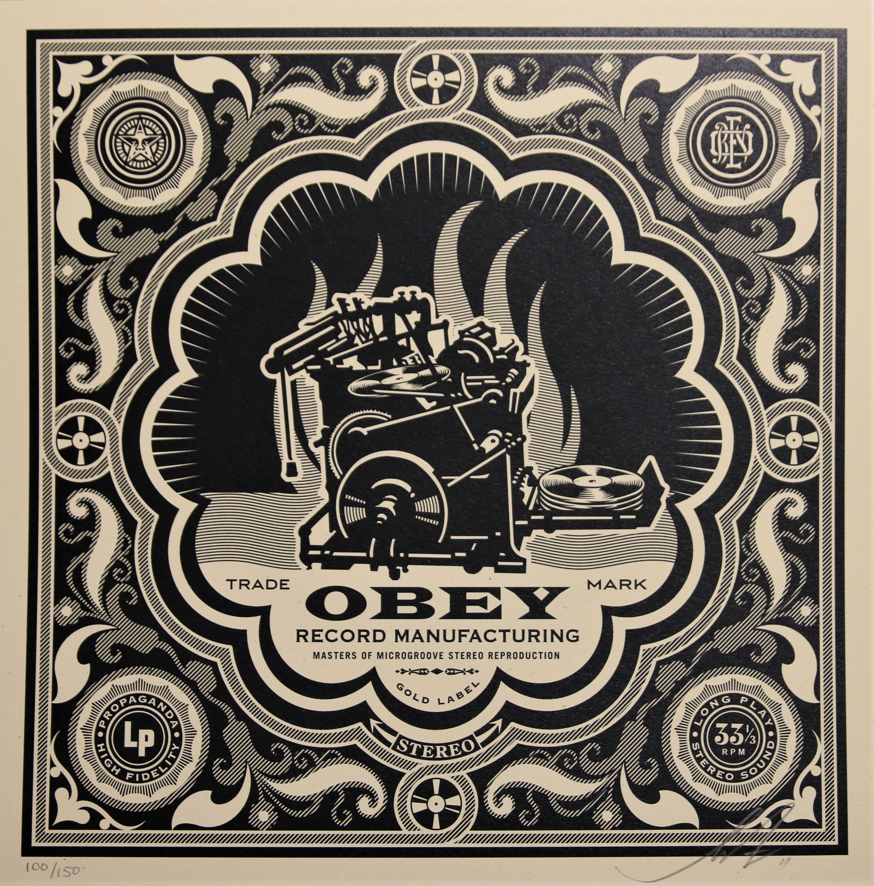 Shepard Fairey (Obey), Printing Press (Party At The Moontower) Shepard Fairey (Obey), Printing Press (Party At The Moontower)