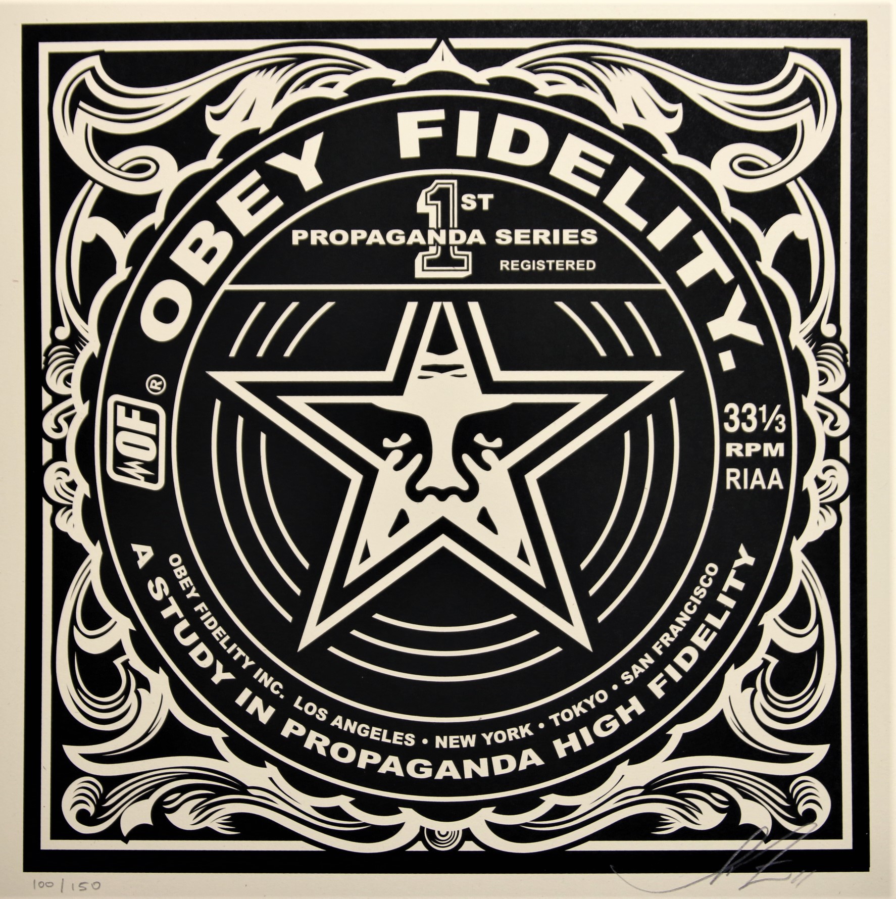 Shepard Fairey (Obey), Propaganda Series (Party At The Moontower) Shepard Fairey (Obey), Propaganda Series (Party At The Moontower)