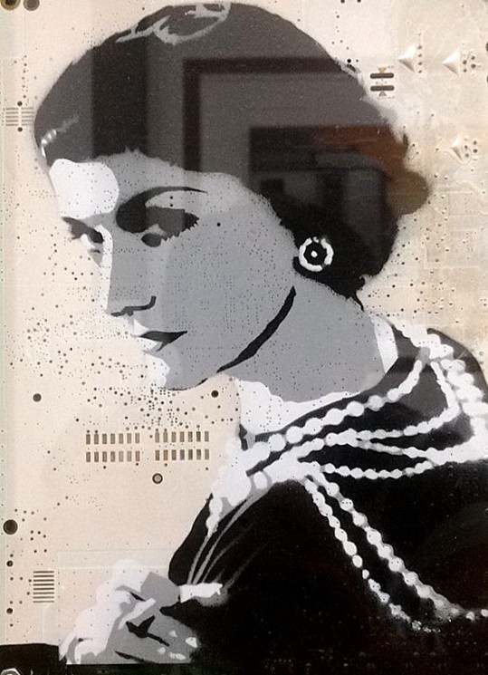 ▷ Coco Chanel by Yarps, 2017 | Painting | Artsper (273715)