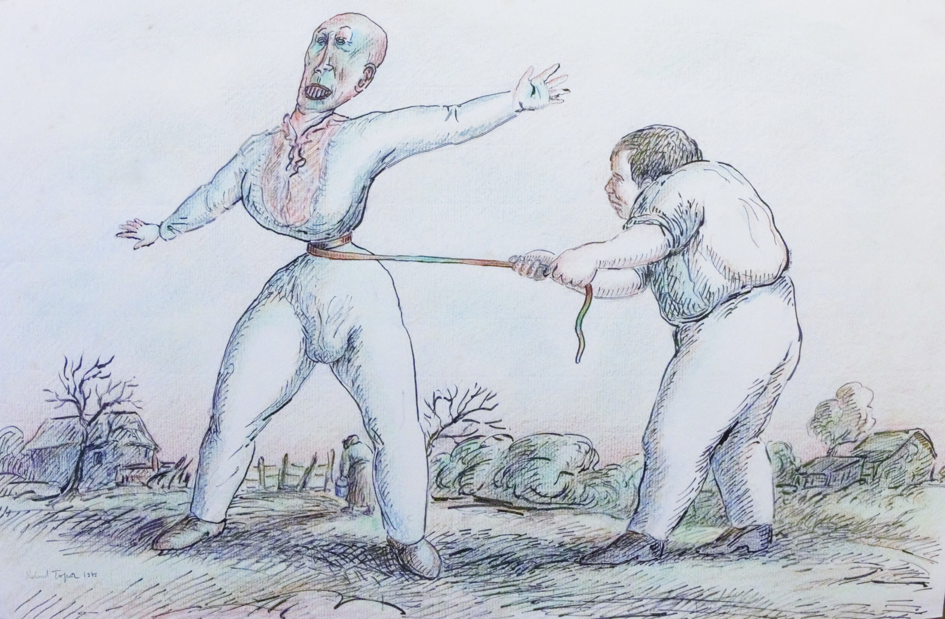 Roland Topor, Composition 2 Roland Topor, Composition 2