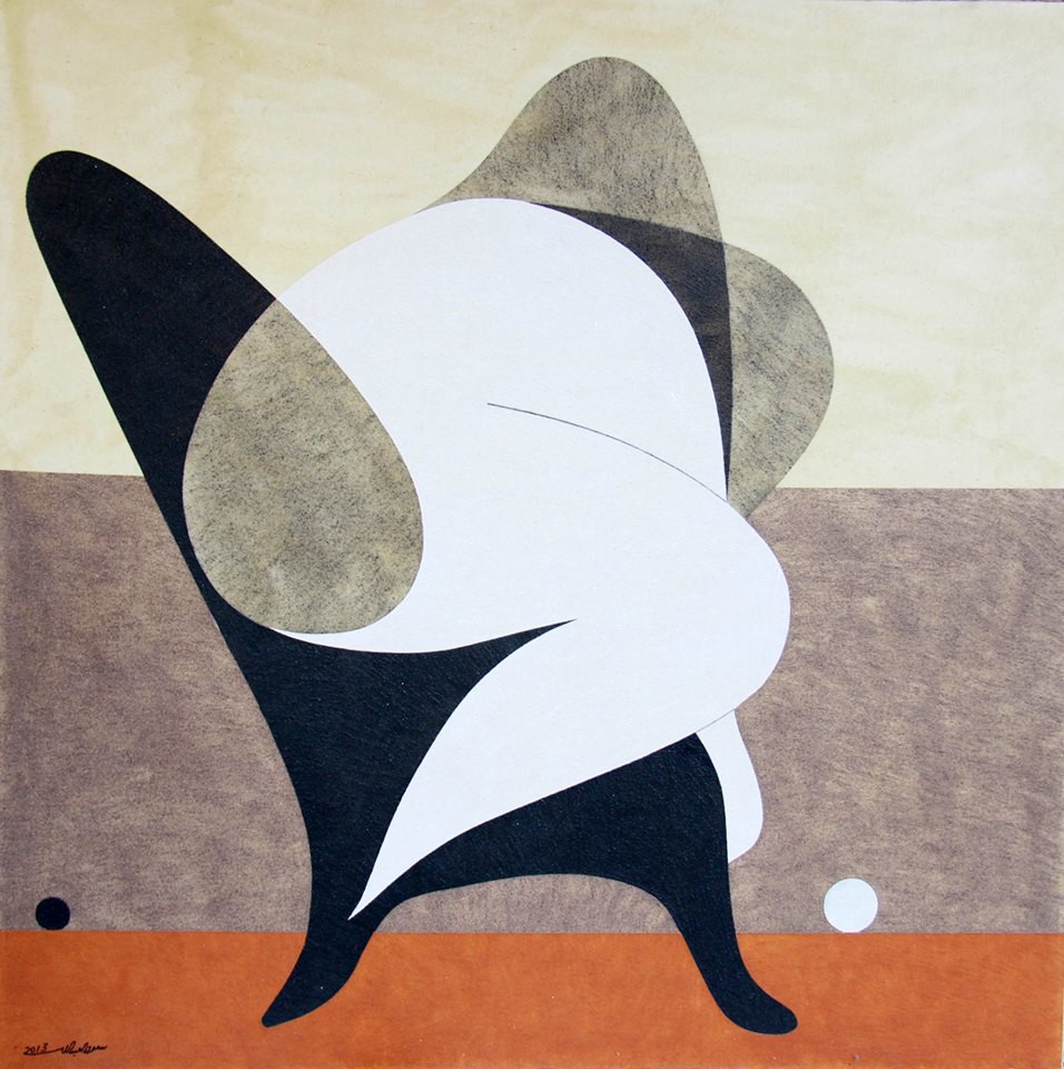 Saoud Abdallah, Black chair Saoud Abdallah, Black chair