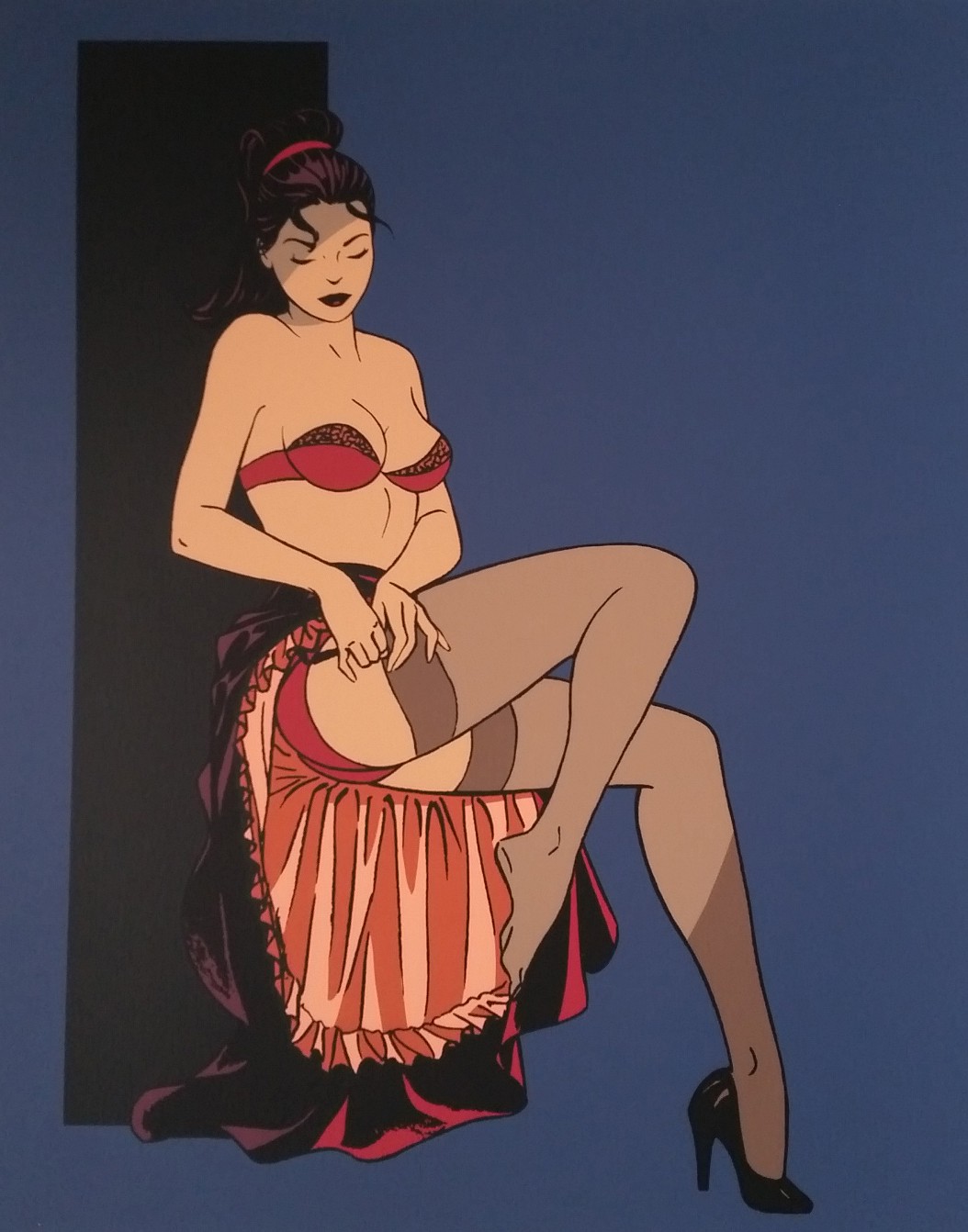 Philippe Berthet, Pin-up aux bas Philippe Berthet, Pin-up aux bas