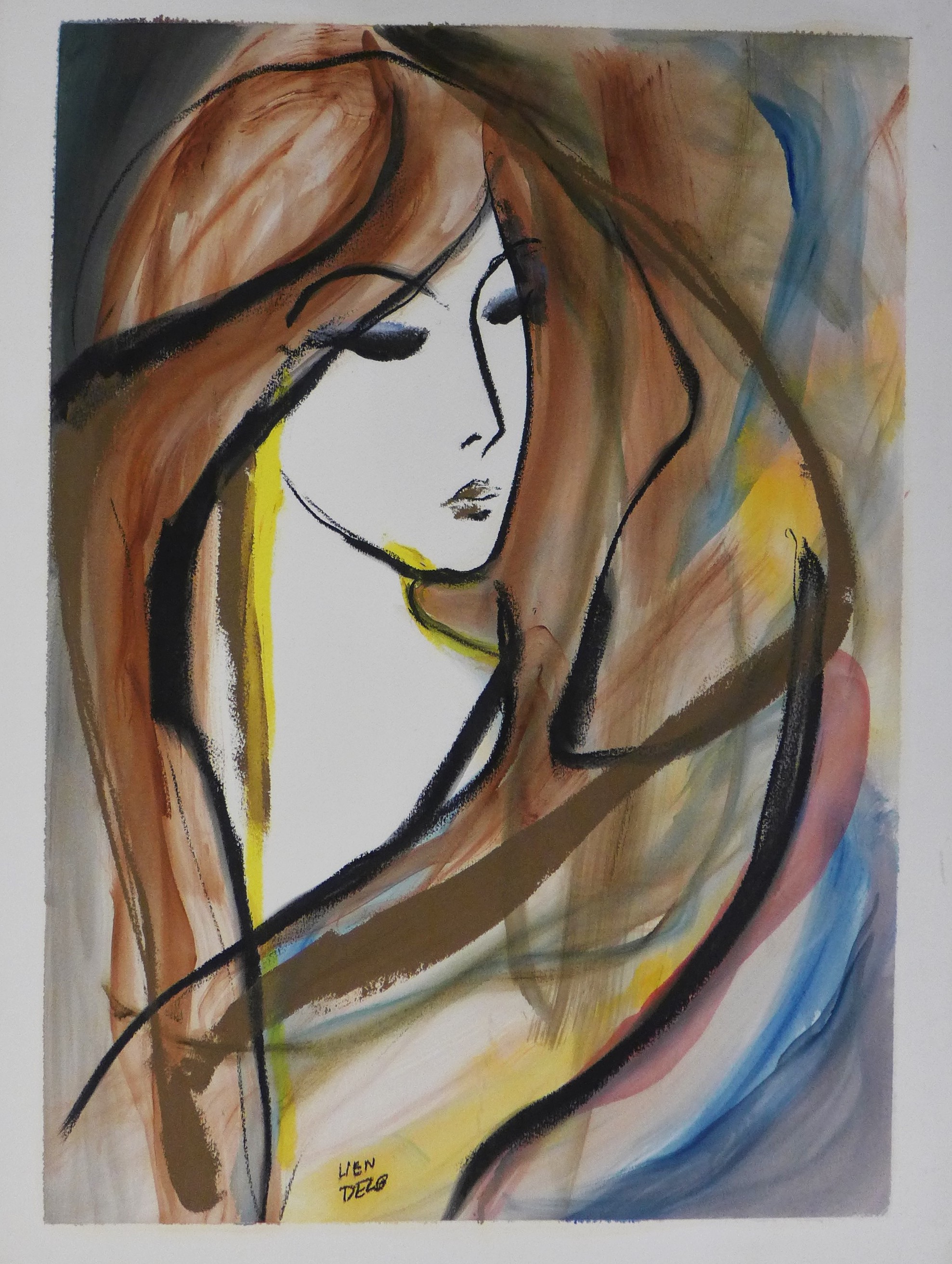 Lien Dezo, Portrait de femme Lien Dezo, Portrait de femme