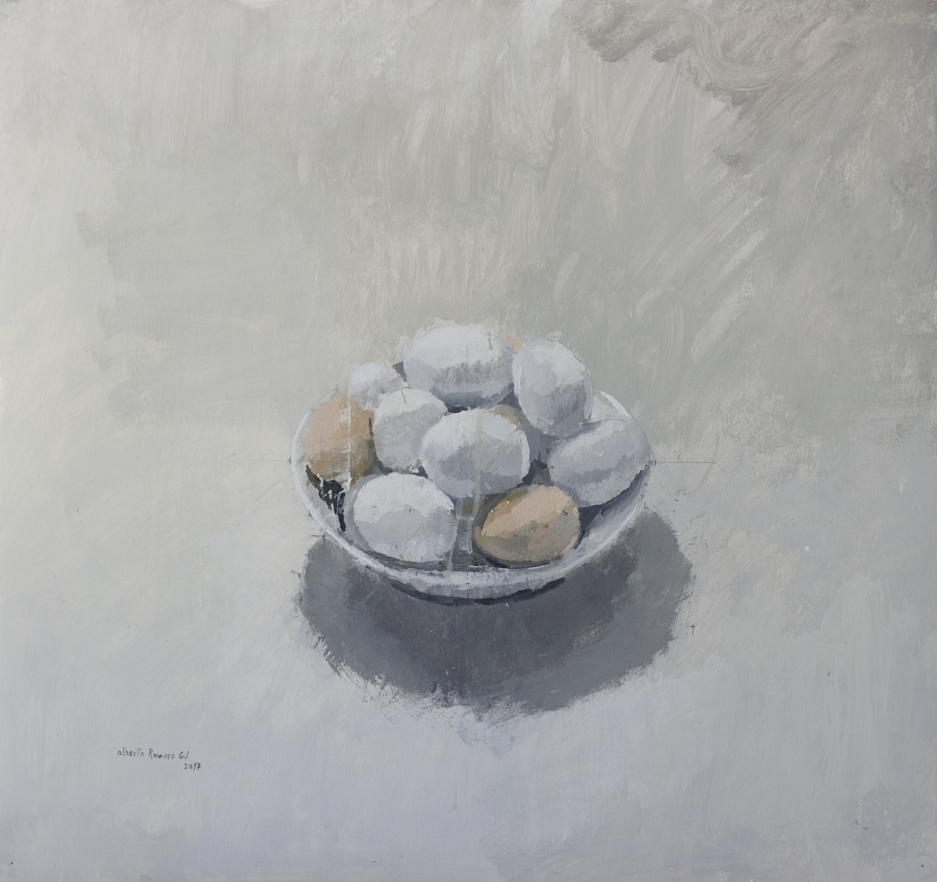 Alberto Romero, Bowl with eggs Cuenco con huevos Alberto Romero, Bowl with eggs Cuenco con huevos