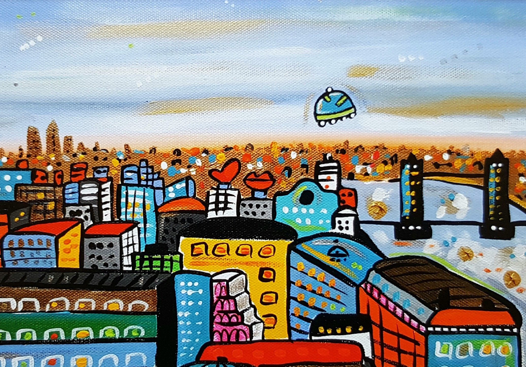 Maria Luisa Azzini, Futuristic rooftops of London Maria Luisa Azzini, Futuristic rooftops of London