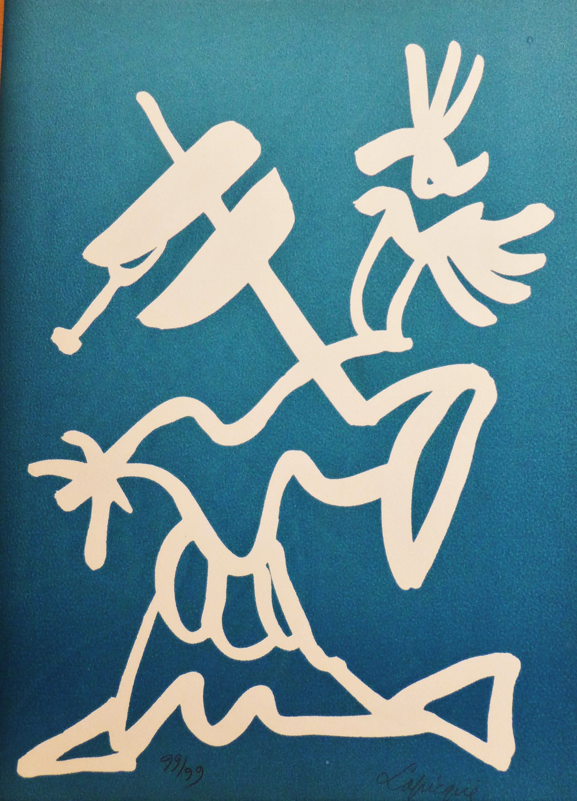 Charles Lapicque, Bleu Charles Lapicque, Bleu