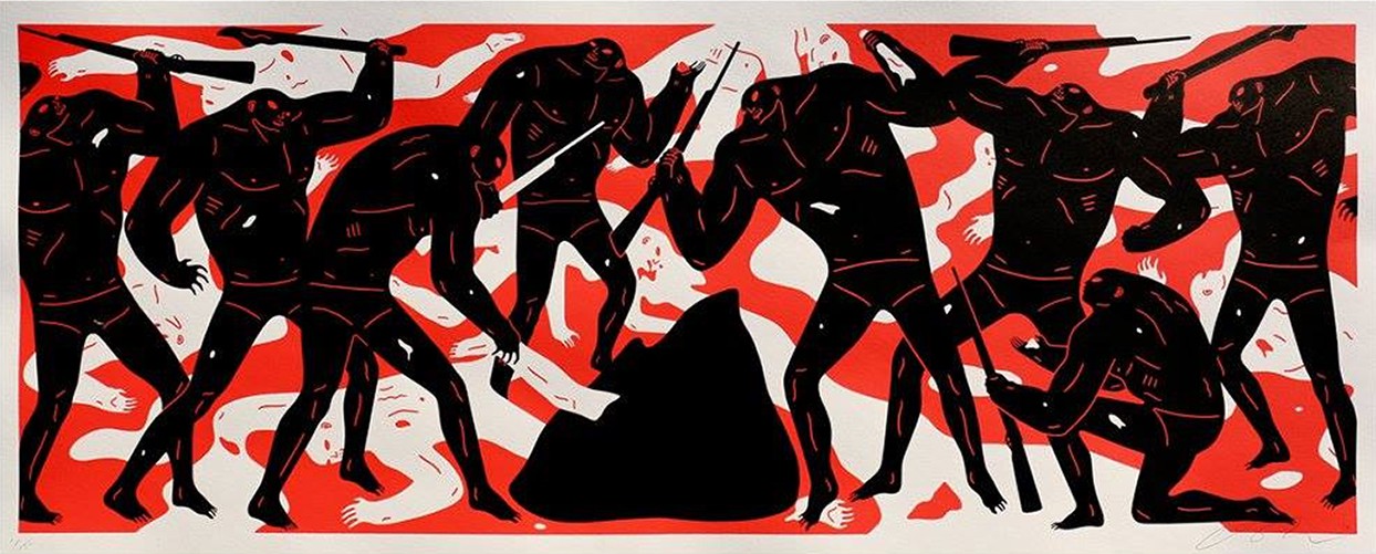 Cleon Peterson, Burning the dead red Cleon Peterson, Burning the dead red