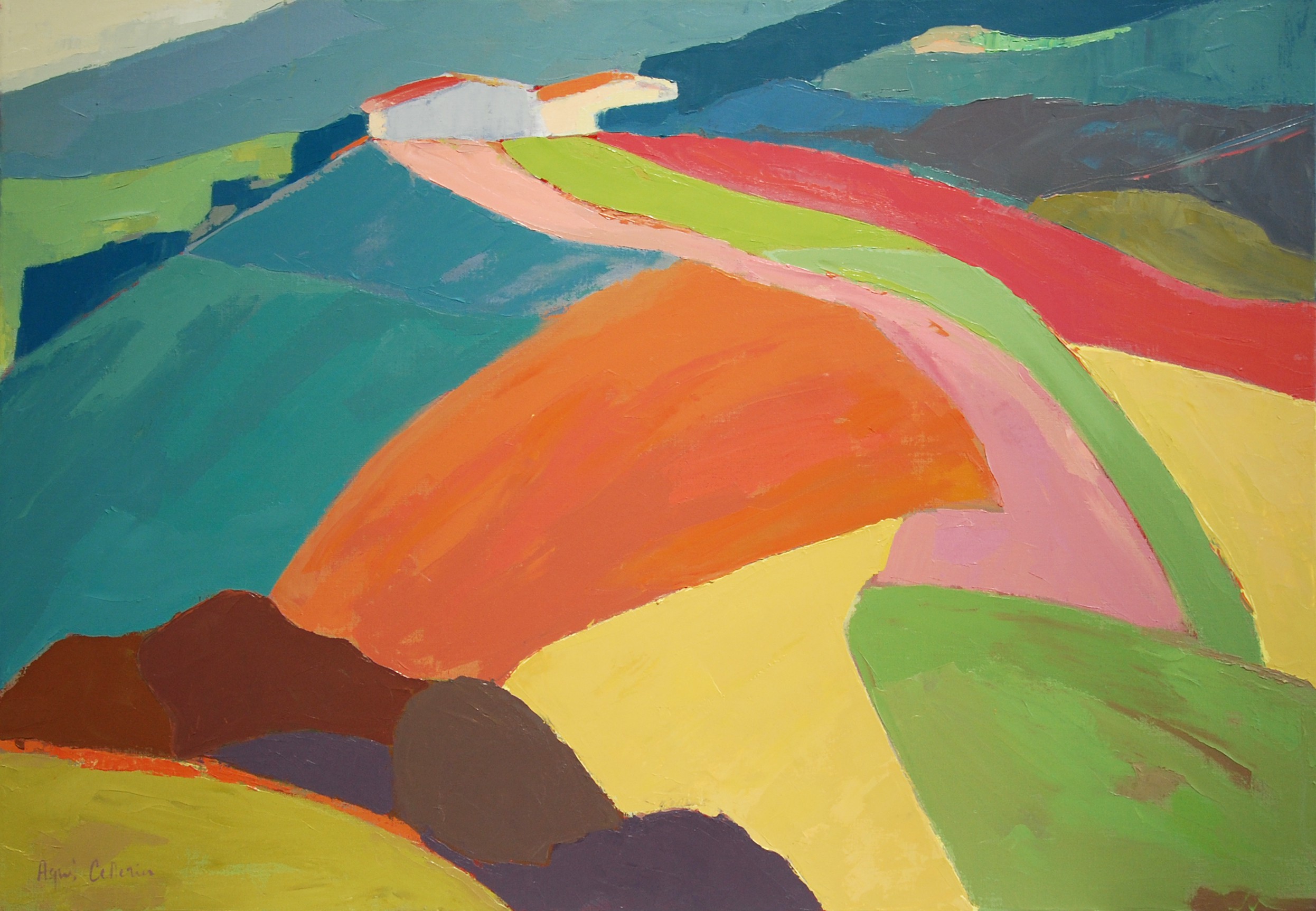 Agnès Cellérier, Paysage du Tarn Puylaurens Agnès Cellérier, Paysage du Tarn Puylaurens
