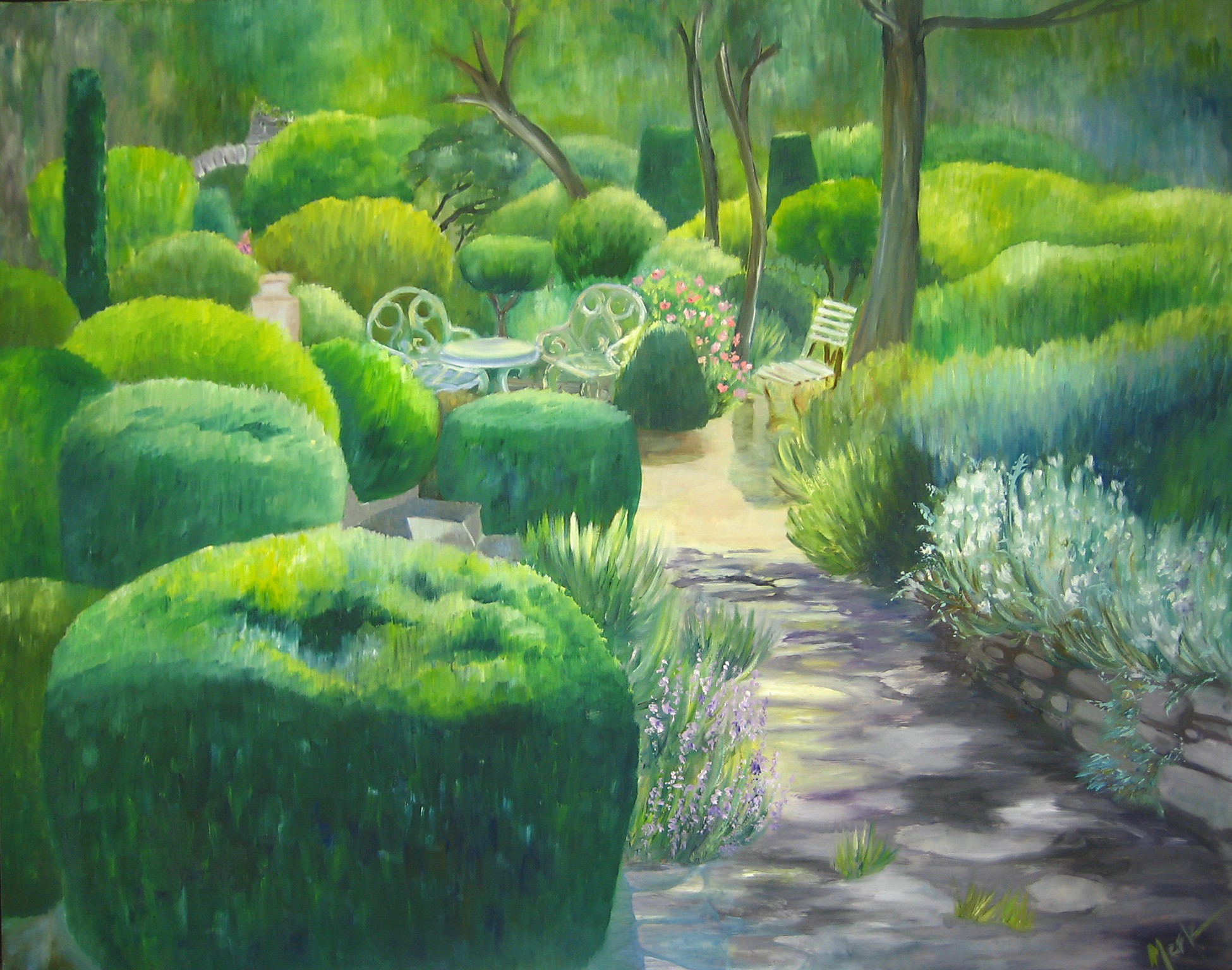 Brigitte Thonhauser-Merk, Garden Idylle Brigitte Thonhauser-Merk, Garden Idylle