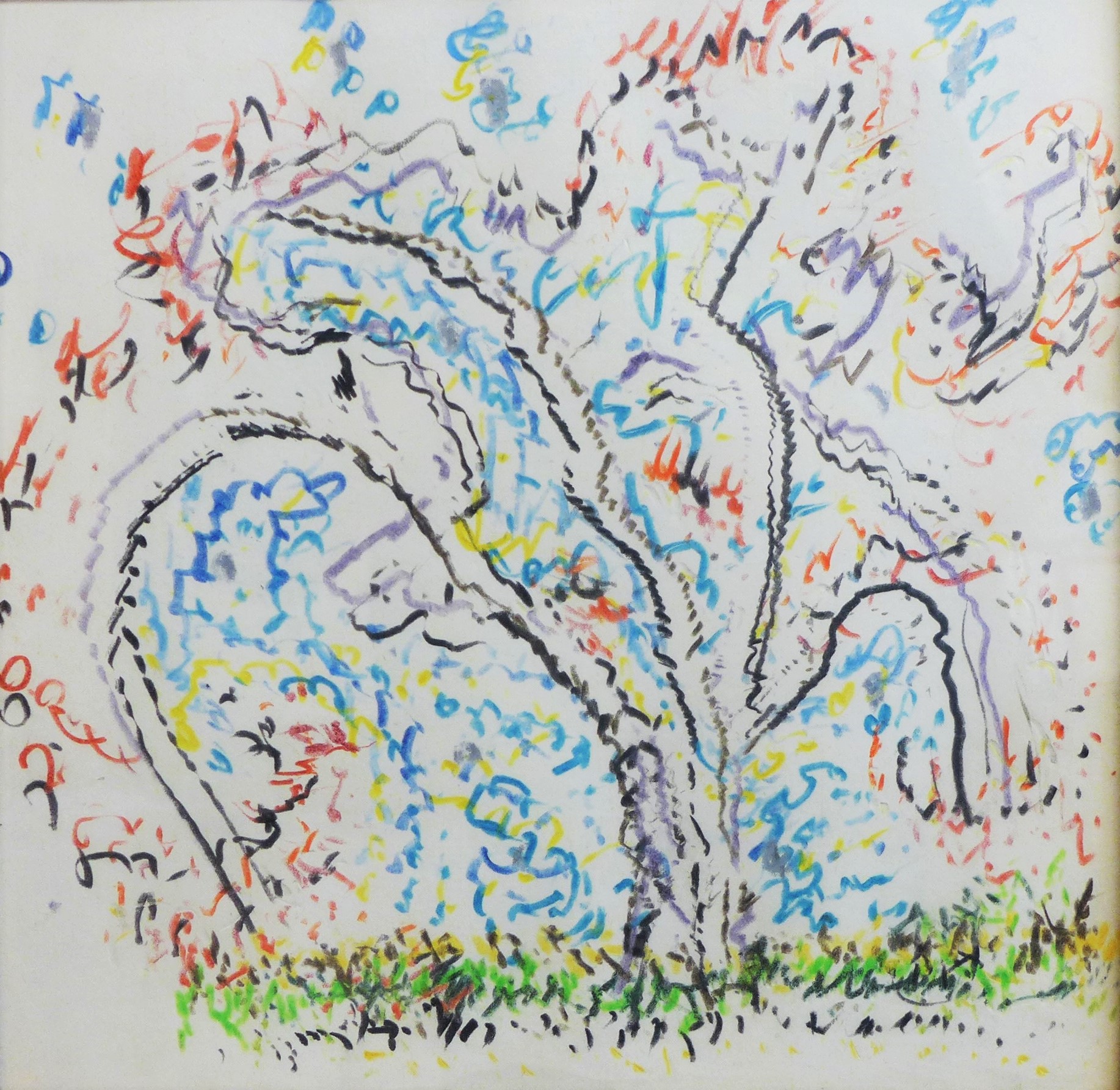 Martial Raysse, L'arbre 5 Martial Raysse, L'arbre 5