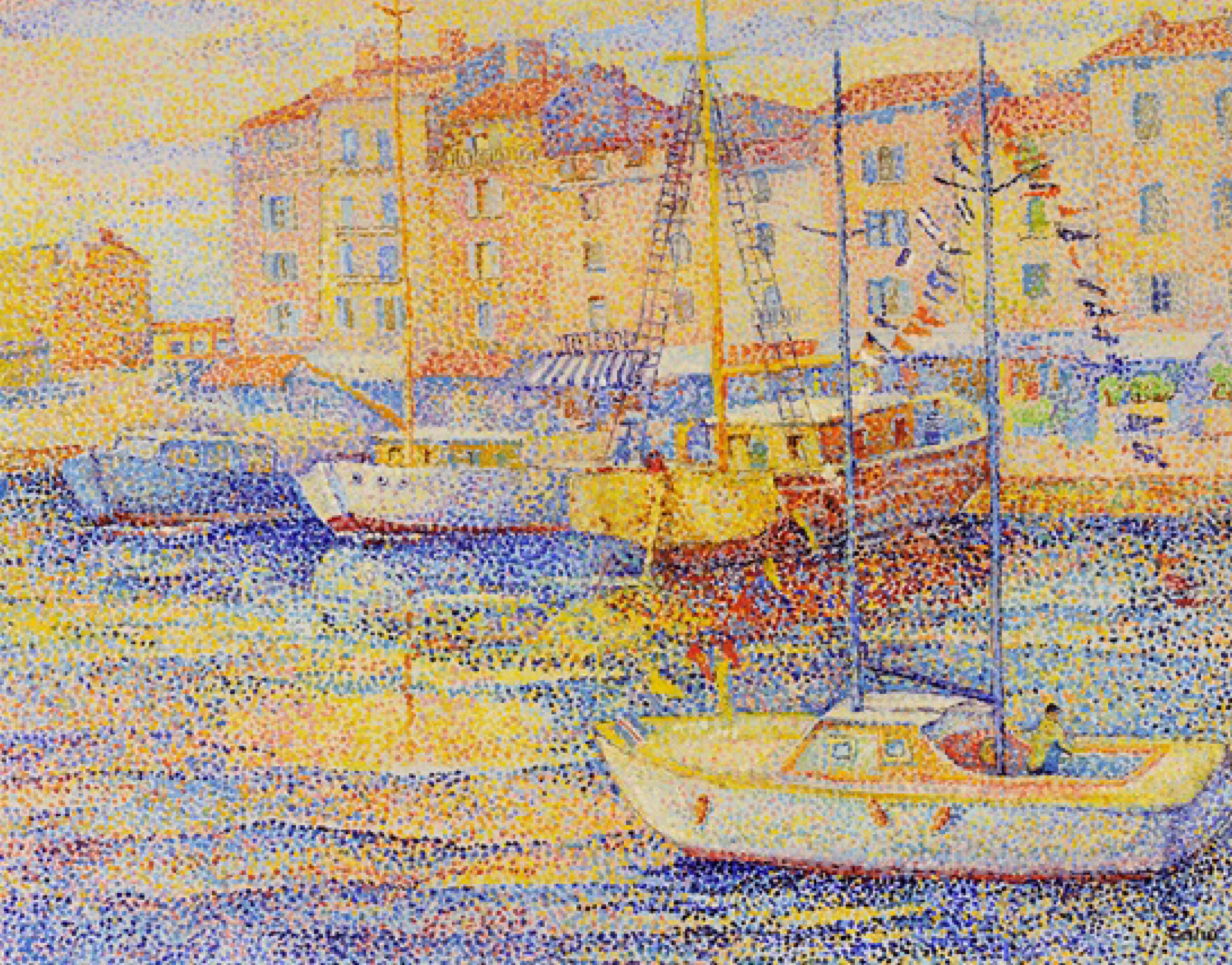 Yvonne Canu, Barques à Saint-Tropez Yvonne Canu, Barques à Saint-Tropez