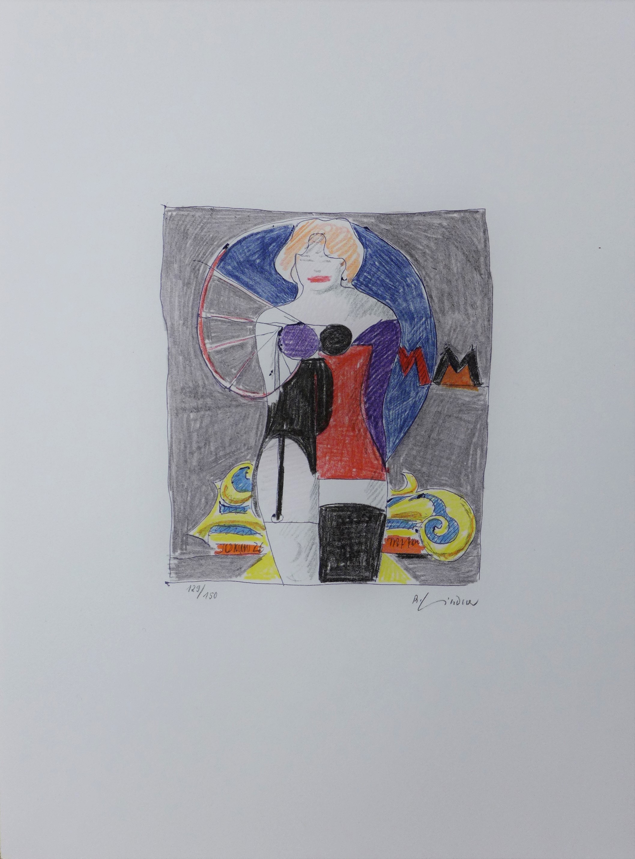 Richard Lindner, Marilyn was here 4 Richard Lindner, Marilyn was here 4