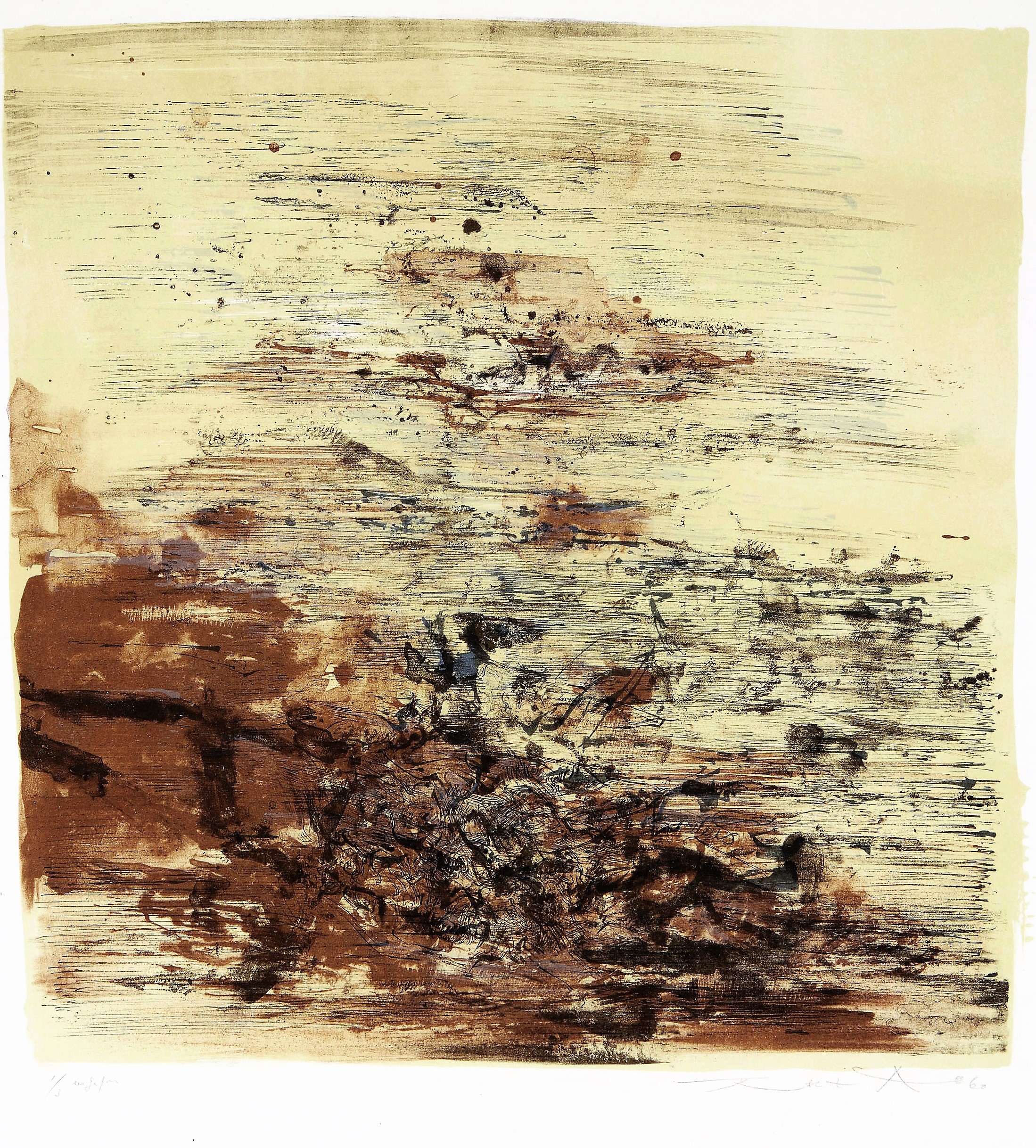 Zao Wou-Ki, Composition 128 Zao Wou-Ki, Composition 128