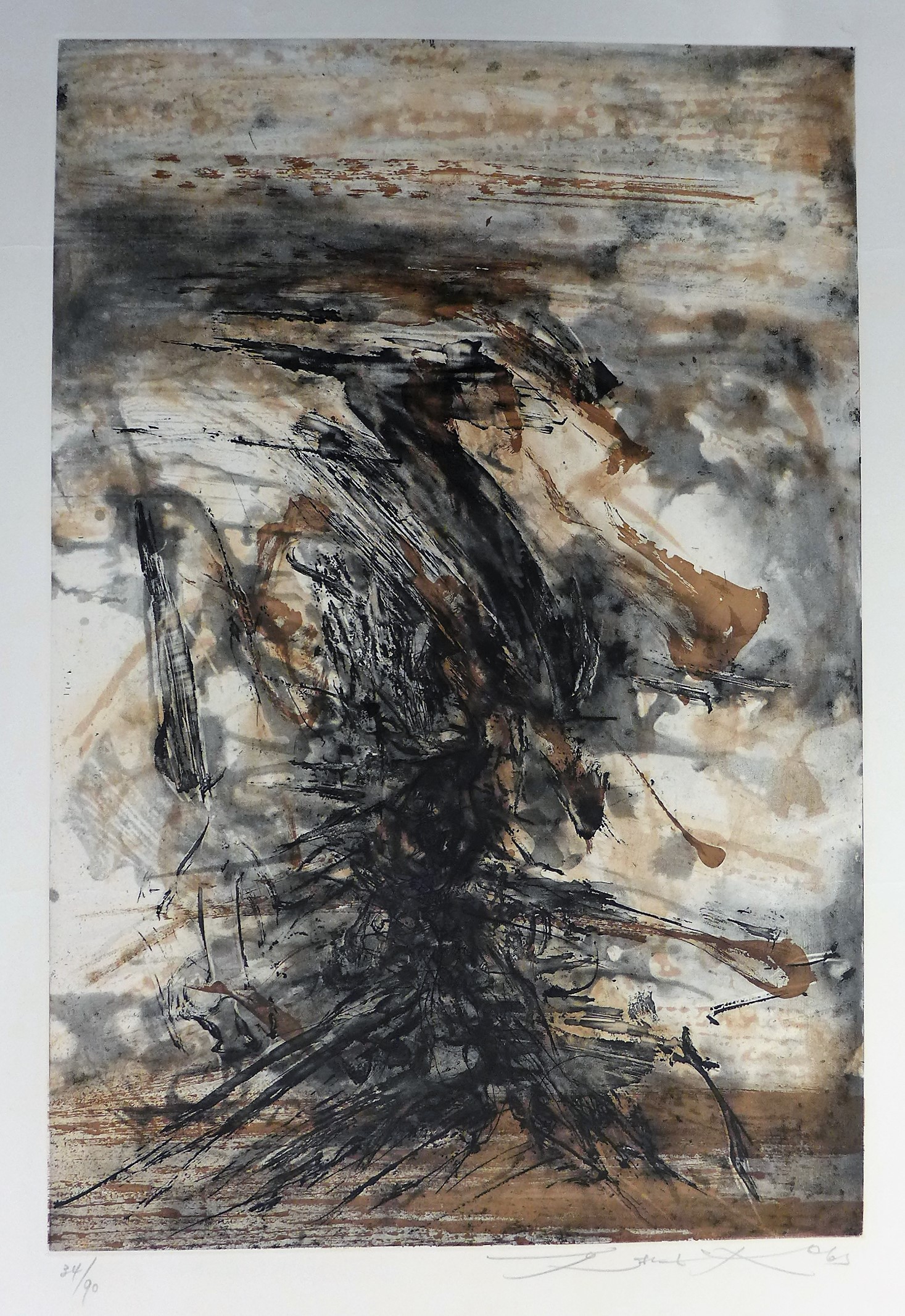 Zao Wou-Ki, Composition 154 Zao Wou-Ki, Composition 154