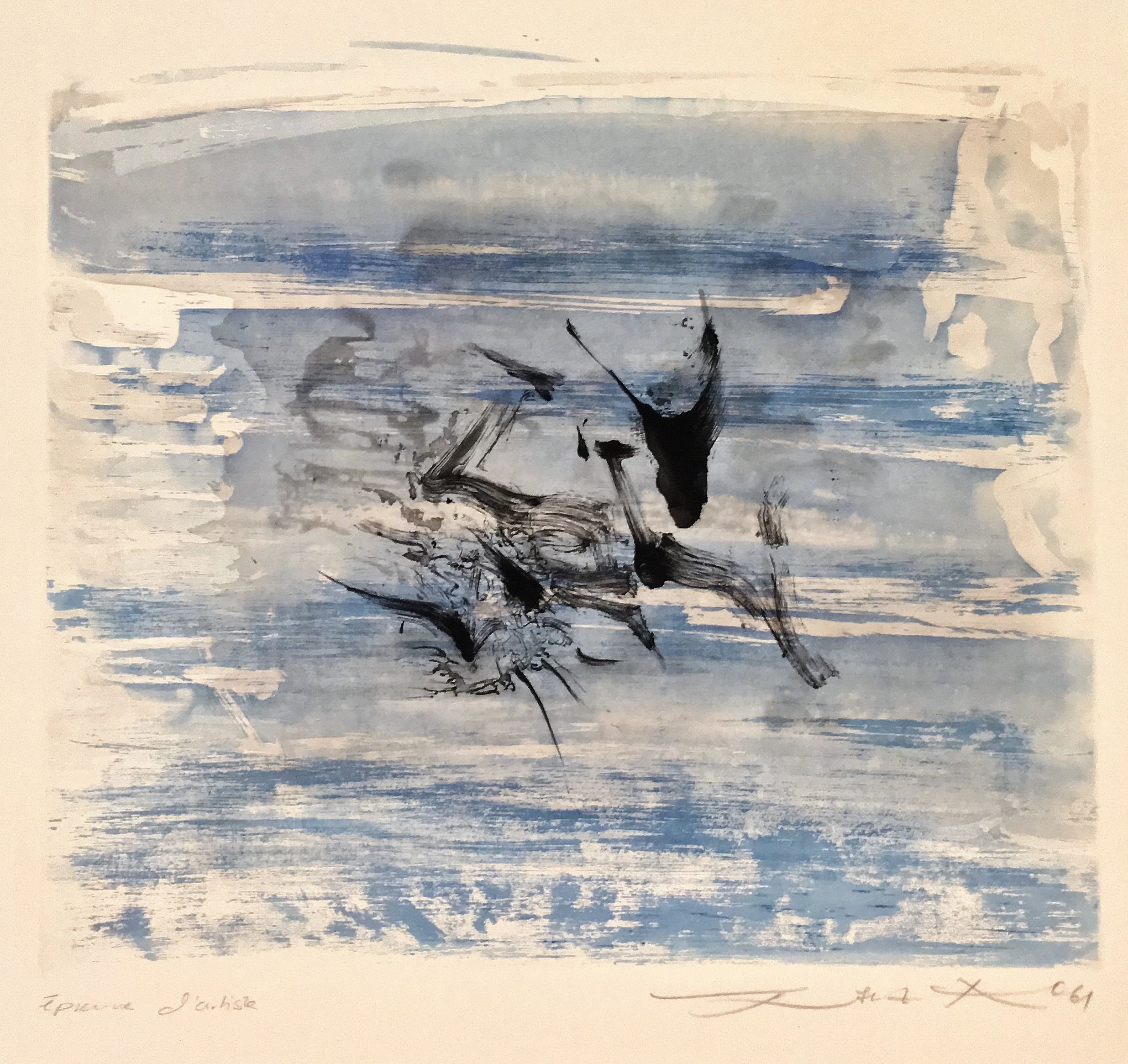 Zao Wou-Ki, Composition 130 Zao Wou-Ki, Composition 130