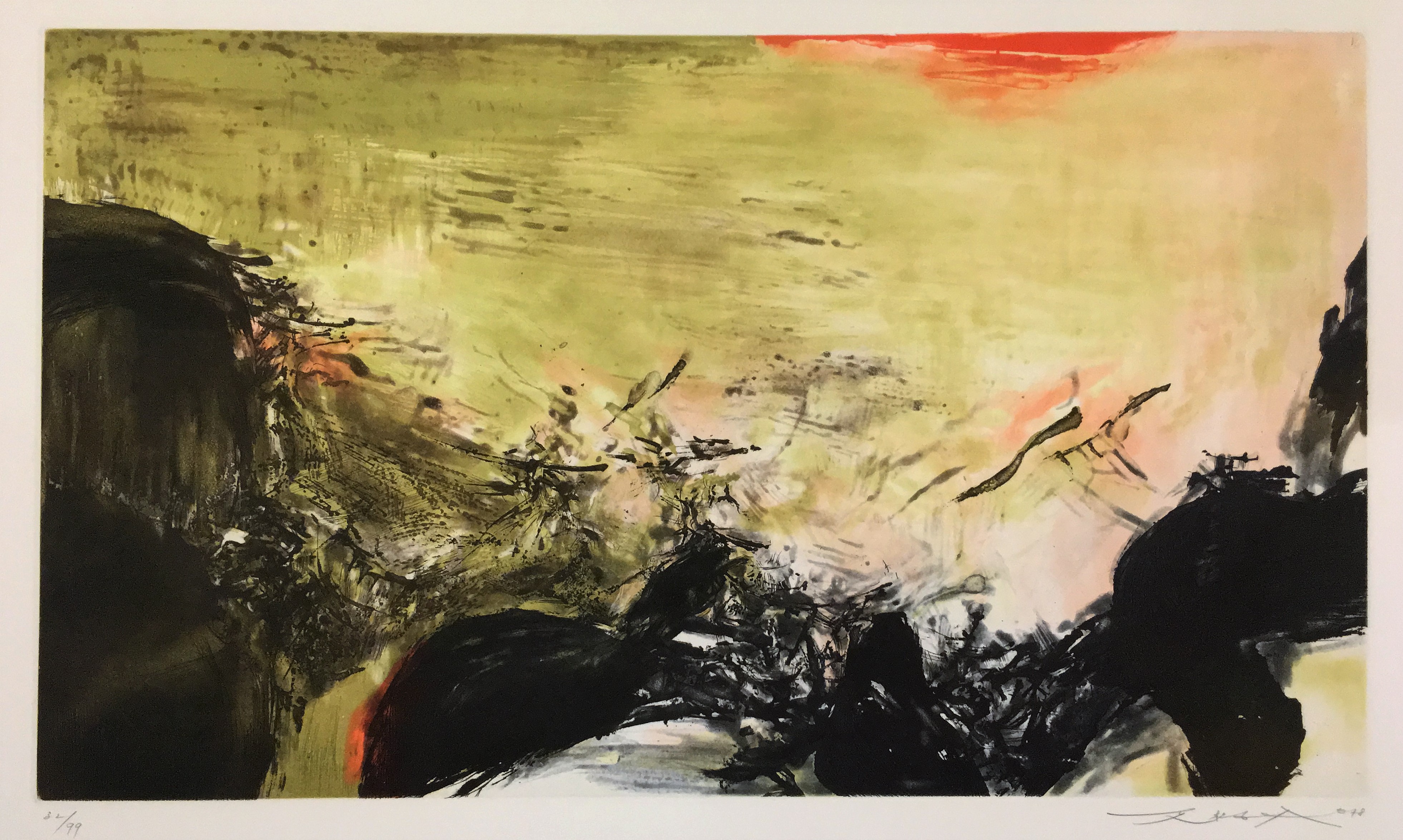 Zao Wou-Ki, Composition 302A Zao Wou-Ki, Composition 302A
