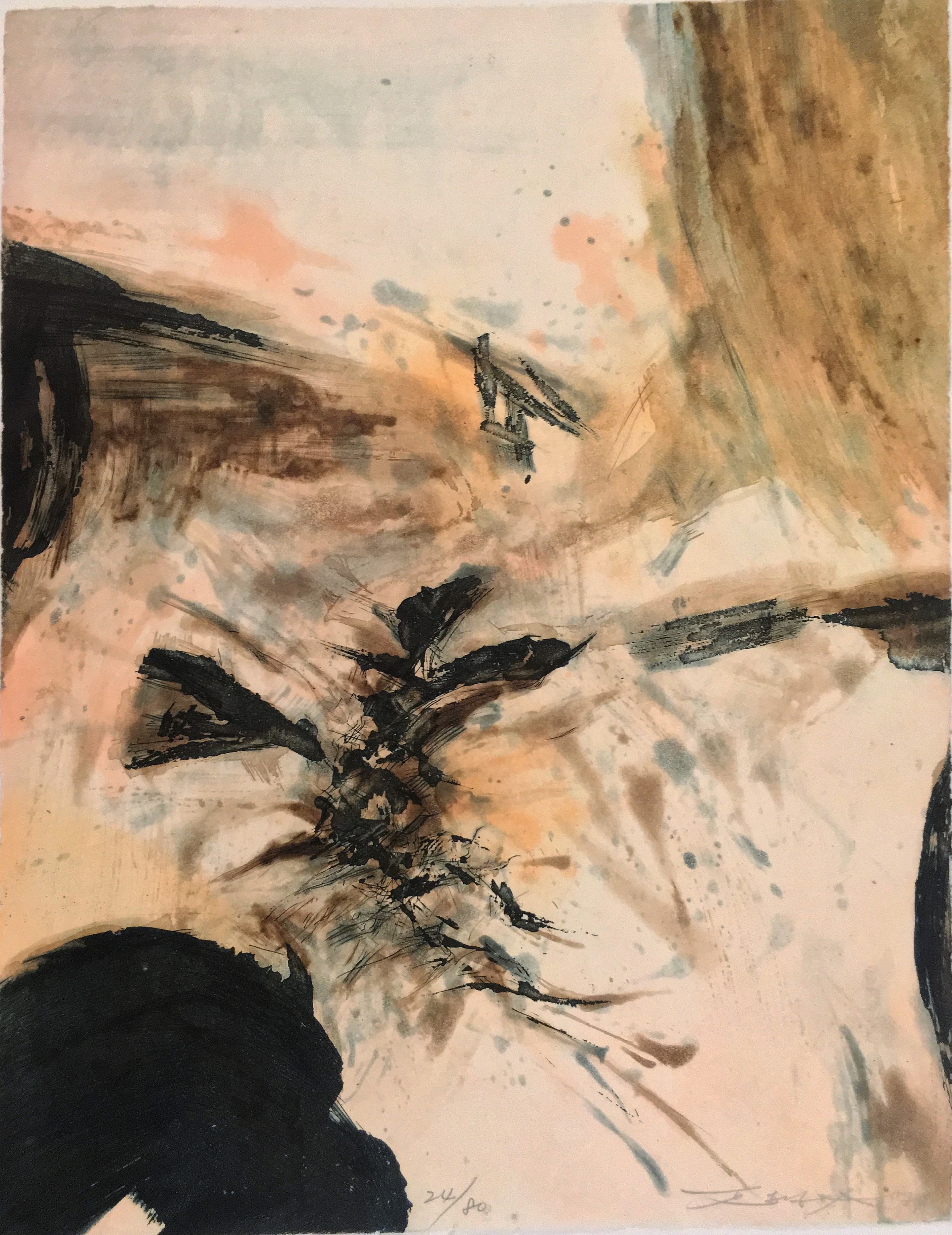 Zao Wou-Ki, Composition 263 Zao Wou-Ki, Composition 263