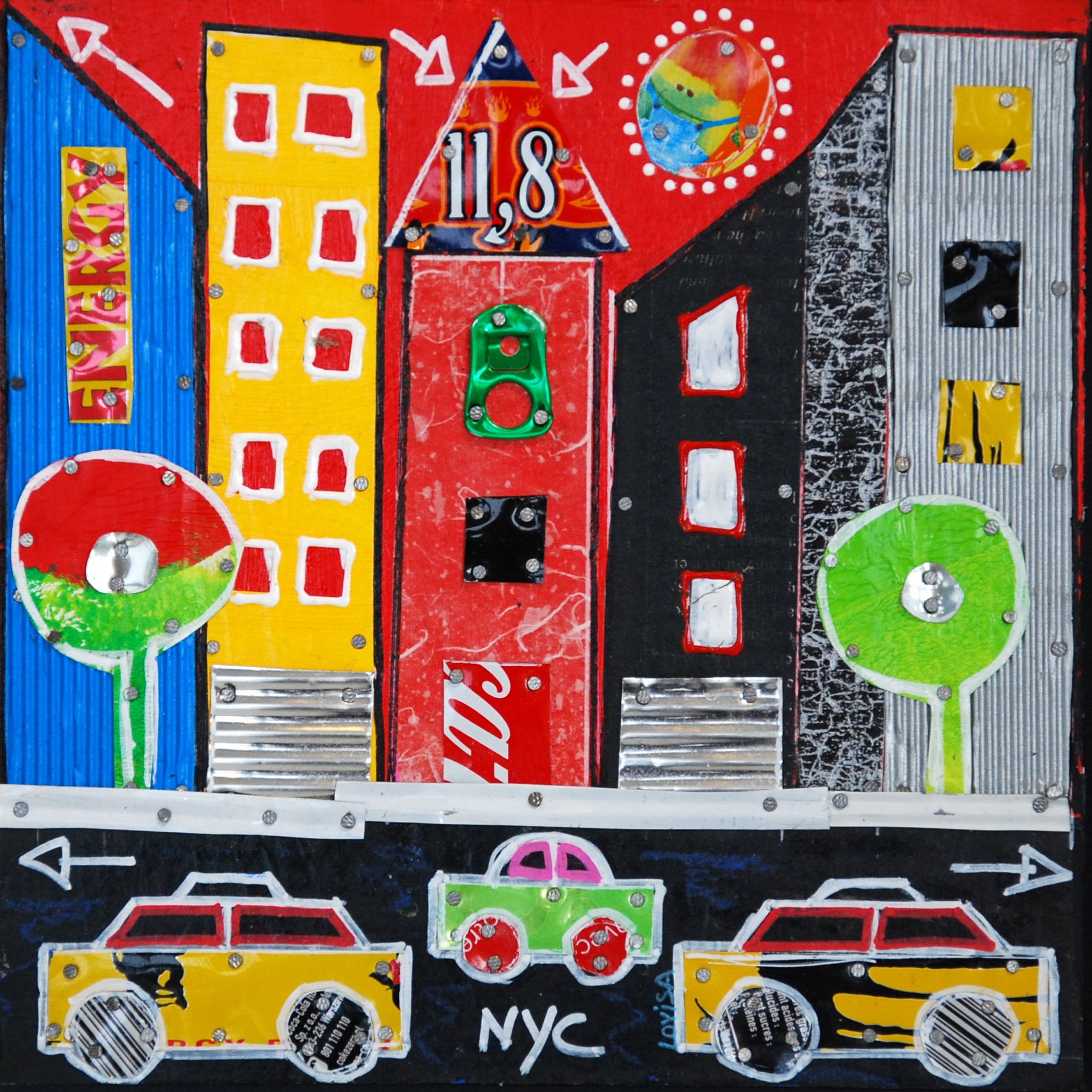 ▷ Painting New york times 1 by Lovisa