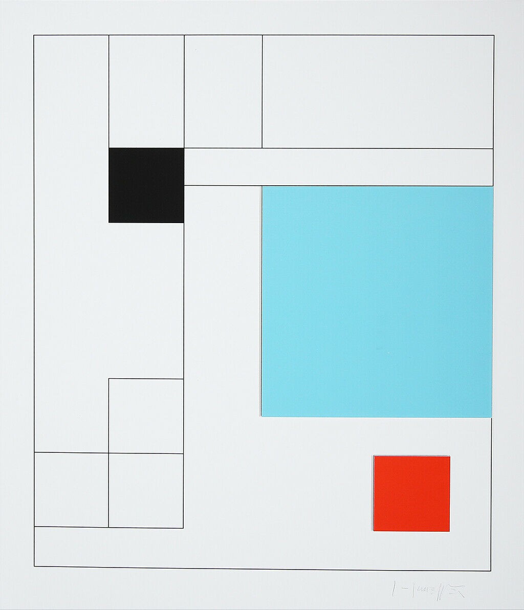 Gottfried Honegger, Composition 3 carrés Gottfried Honegger, Composition 3 carrés