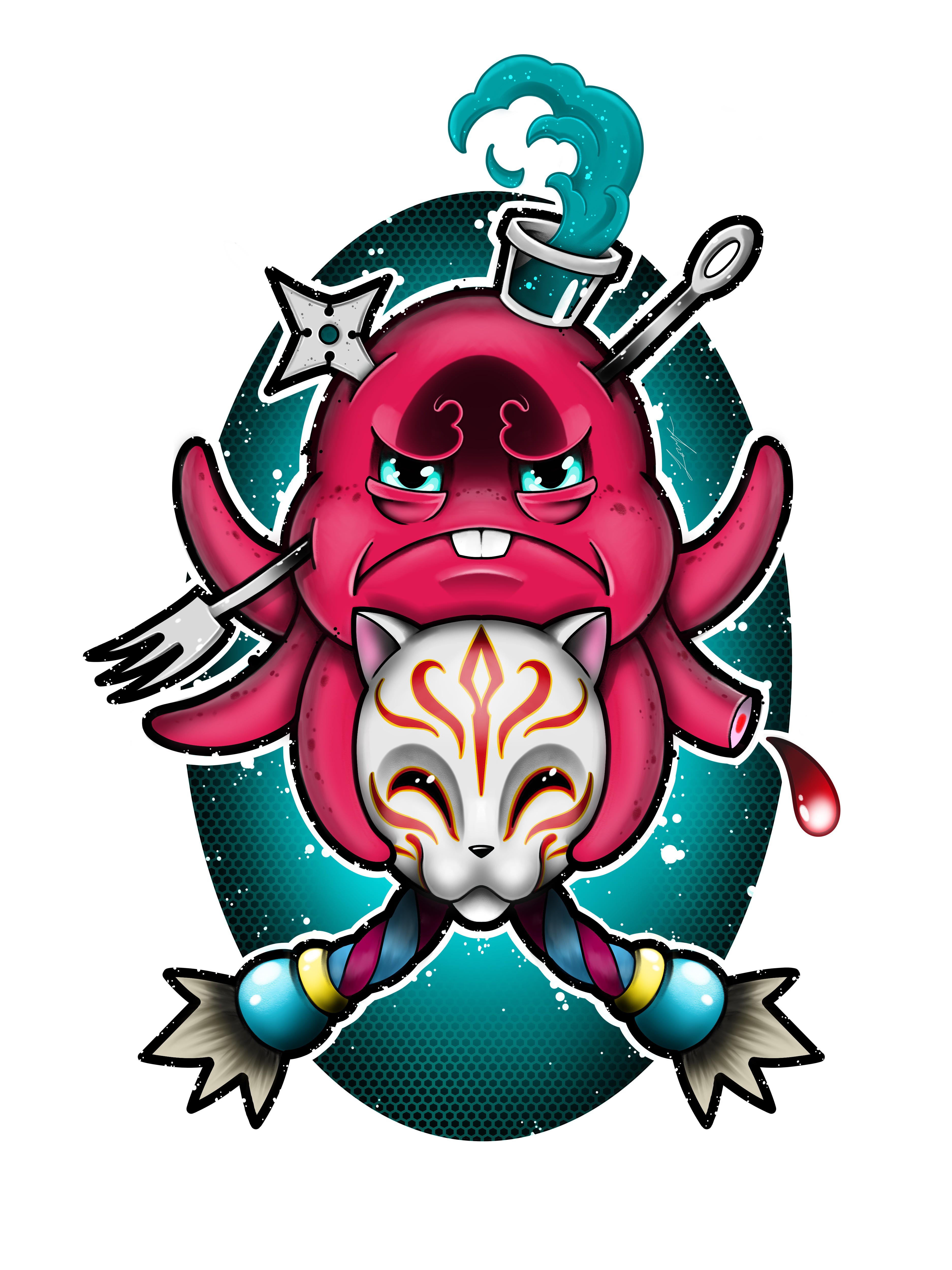 Lorys, Octopuss-kitsune Lorys, Octopuss-kitsune