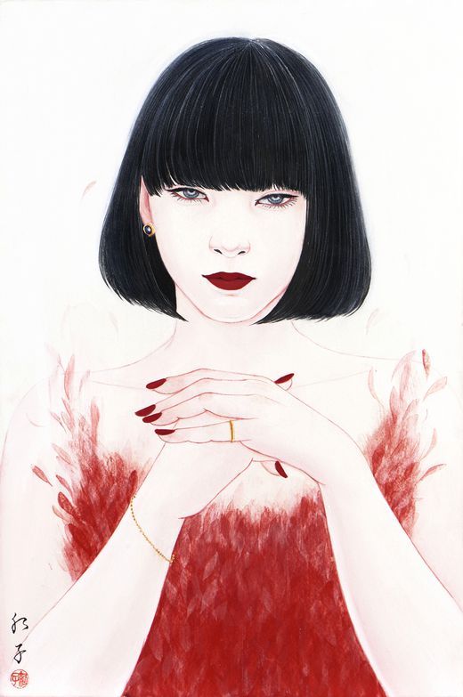 絵画 NAOTO KITAJIMA BENICO99 北村直登 原画 F4 25589 もう邪魔者はいないから、ね 自由に