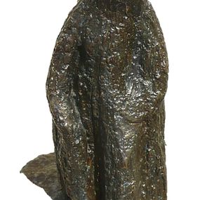 Sculpture, "Afghane" bronze numéroté de 1 à 8 18x18x8cm  2011, Emmanuelle Vroelant