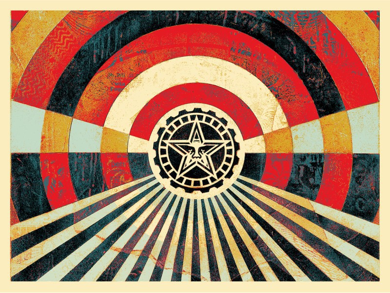 Shepard Fairey (Obey), Tunnel Vision Version 2 (Alternate Gold) Shepard Fairey (Obey), Tunnel Vision Version 2 (Alternate Gold)
