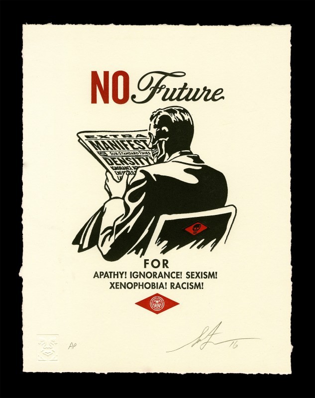 Shepard Fairey (Obey), No Future Shepard Fairey (Obey), No Future