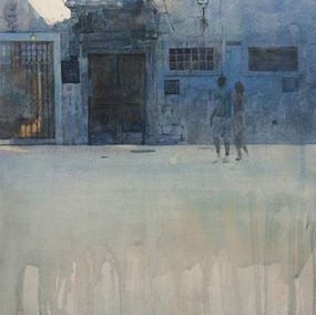 Painting, Split Shadow, David Walker
